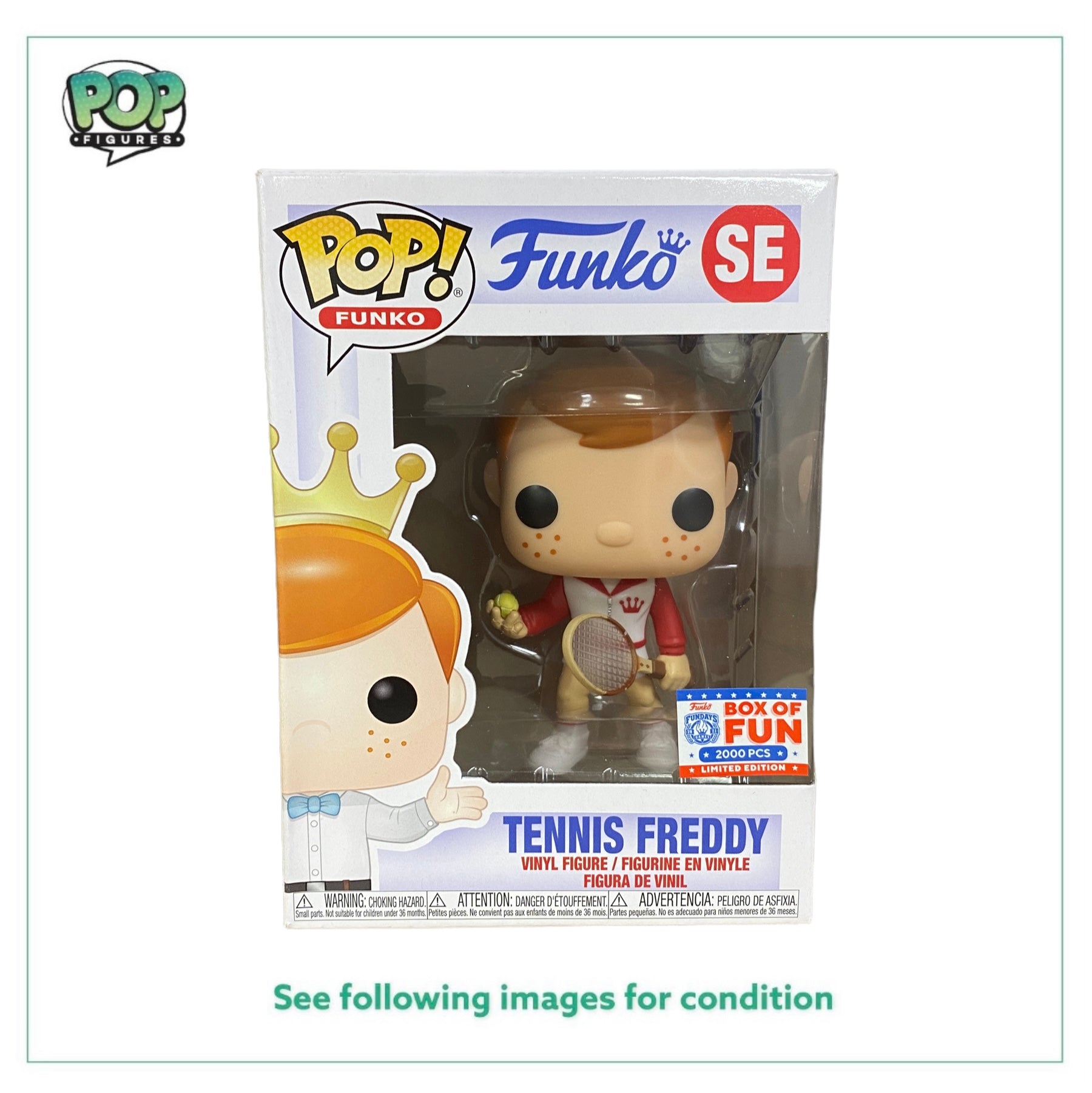 Tennis Freddy Funko Pop! - Virtual Funkon 2021 Exclusive