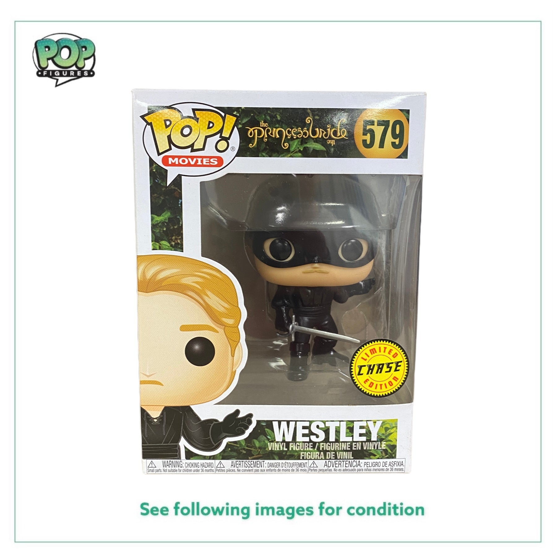 Westley #579 (Masked Chase) Funko Pop! - The Princess Bride - 2018 Pop! -