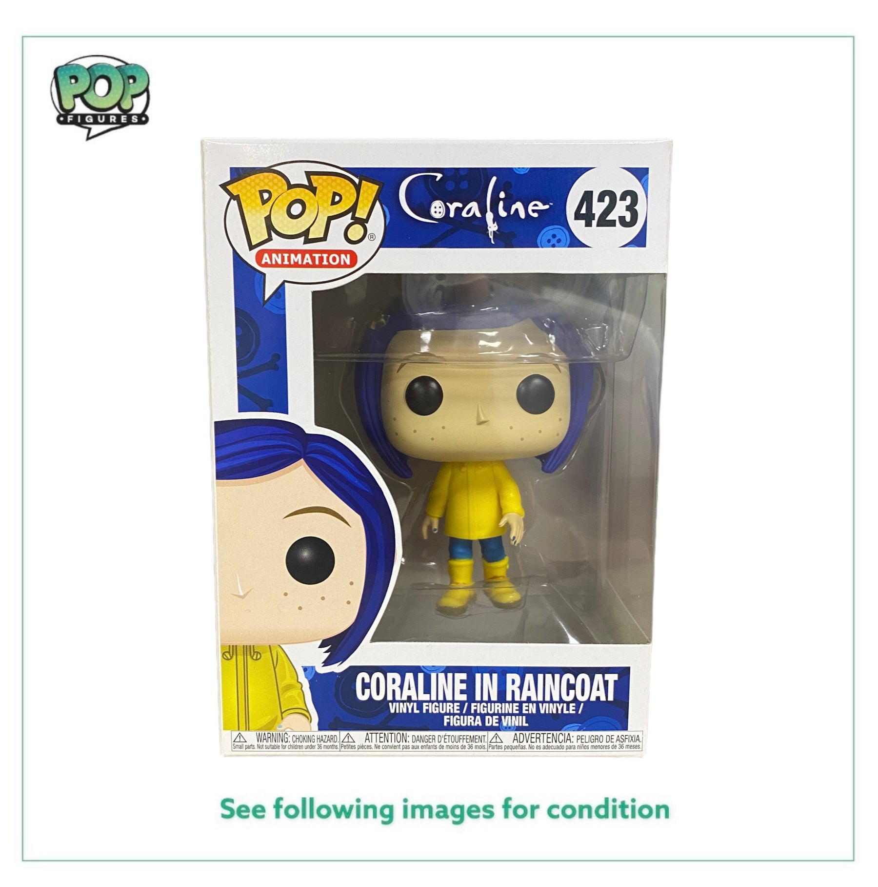 Coraline In Raincoat #423 Funko Pop! - Coraline - 2018 Pop! -