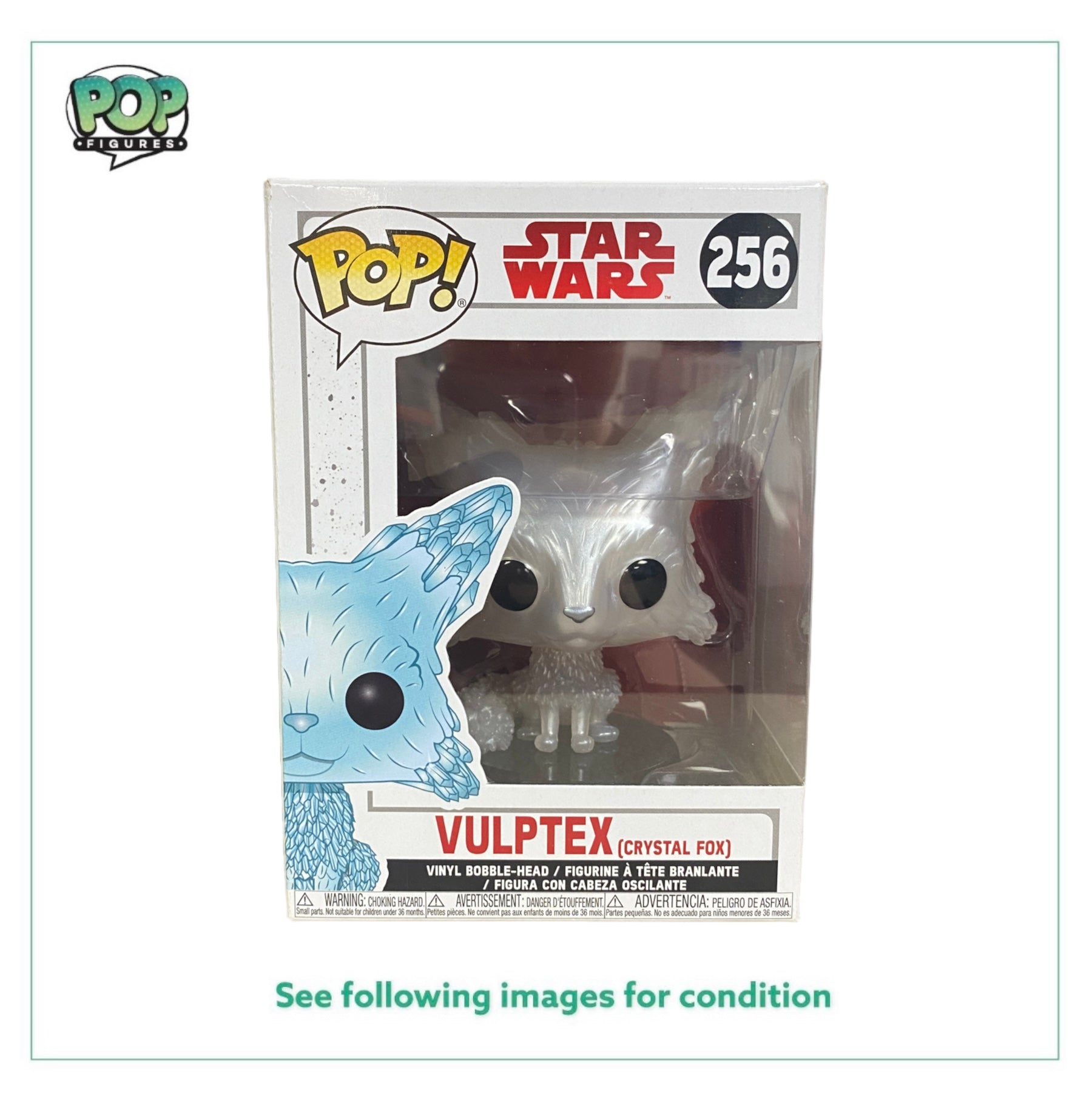 Vulptex [Crystal Fox] #256 Funko Pop! - Star Wars The Last Jedi - 2018 Pop! -