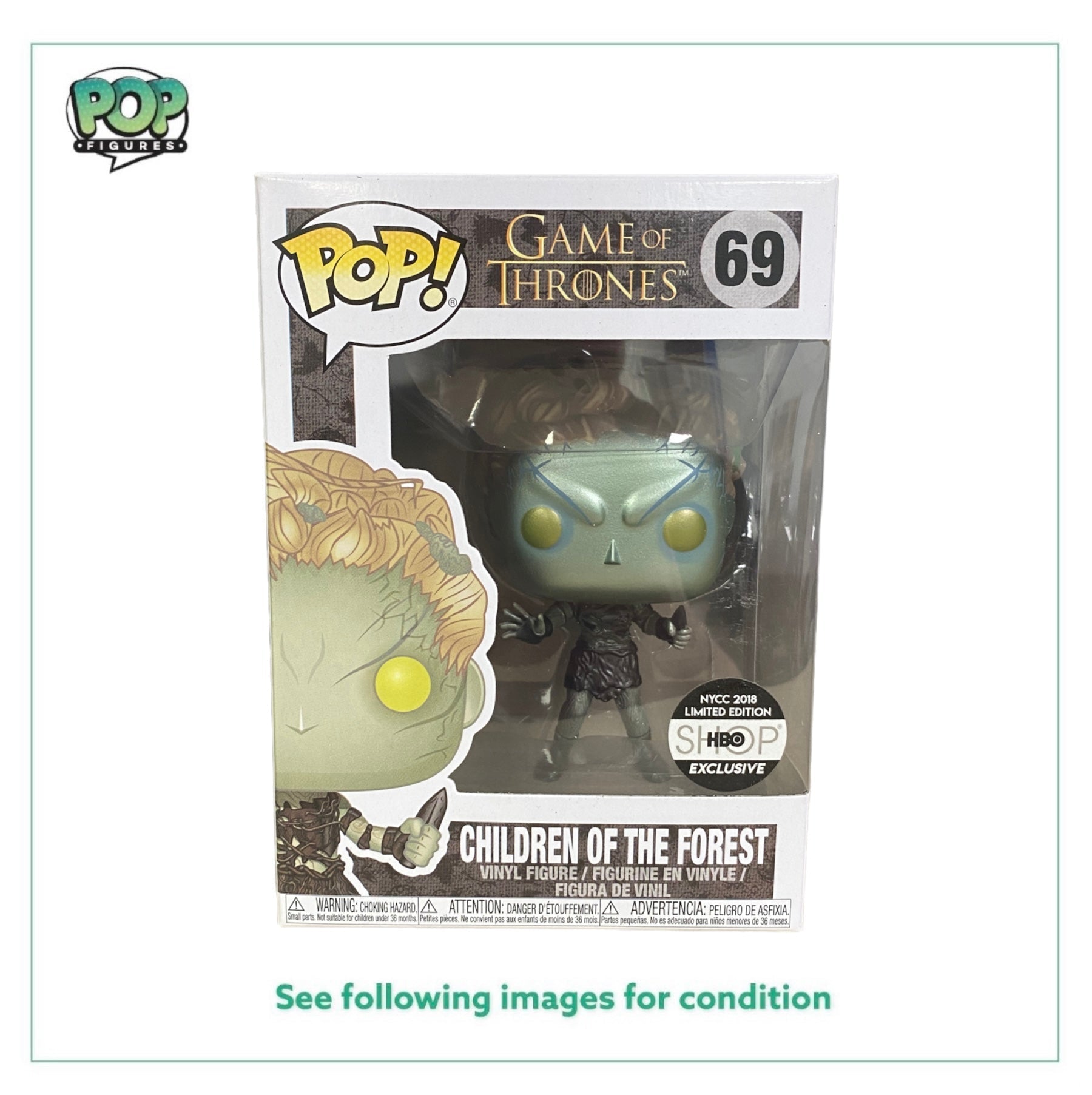 Children Of The Forest #69 (Metallic) Funko Pop! - Game Of Thrones - NYCC 2018 HBO Shop Exclusive -