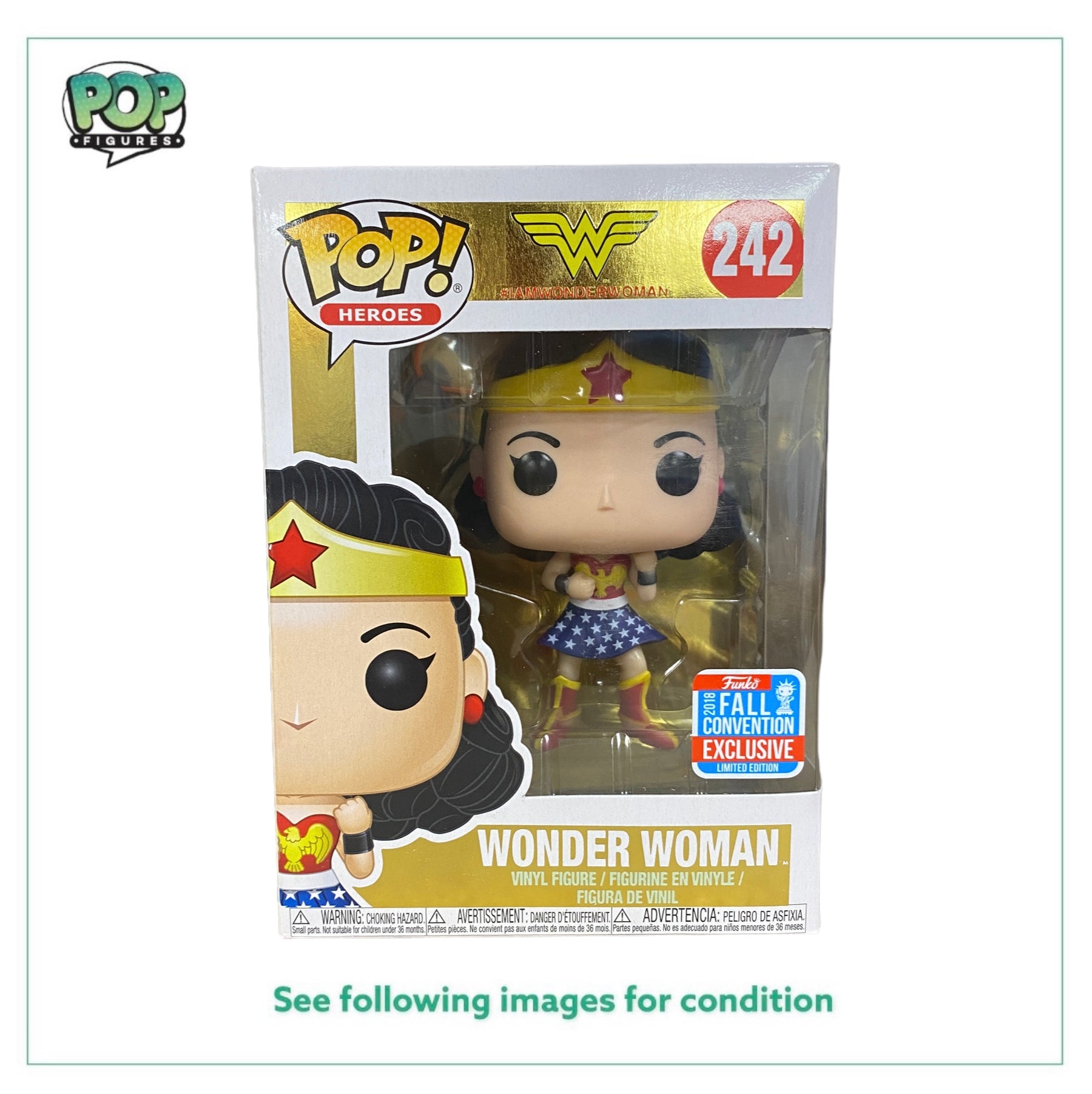 Wonder Woman #242 (First Appearance) Funko Pop! - Wonder Woman - NYCC 2018 Shared