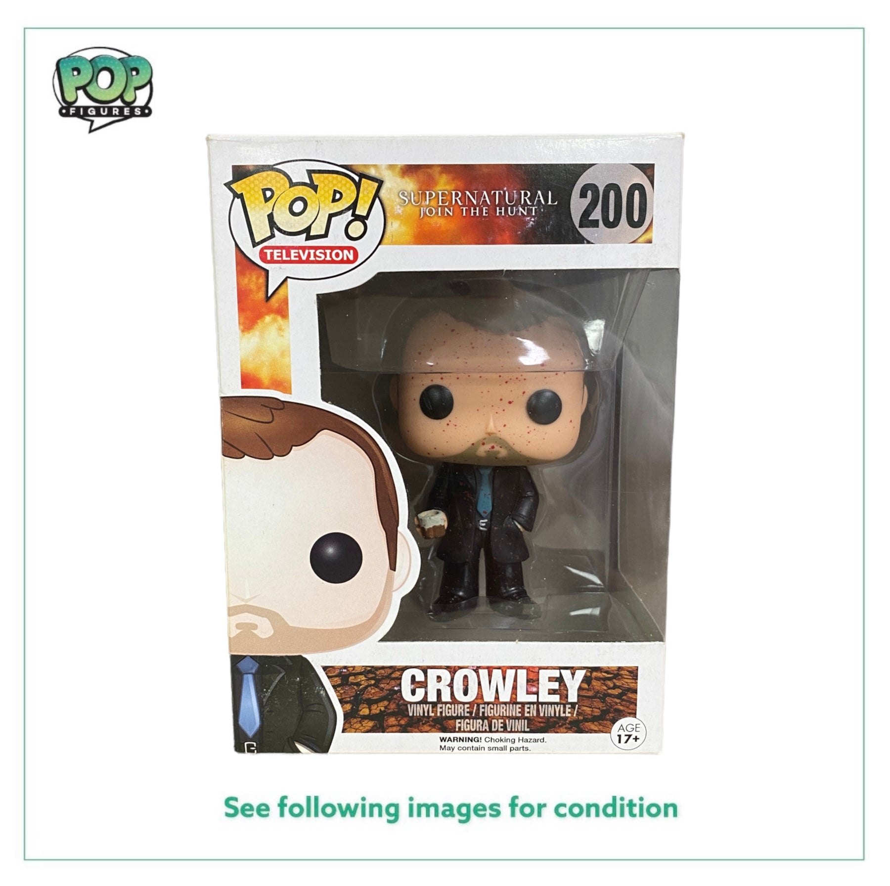 Crowley #200 (Bloody) Funko Pop! - Supernatural Join The Hunt - 2015 Pop! -