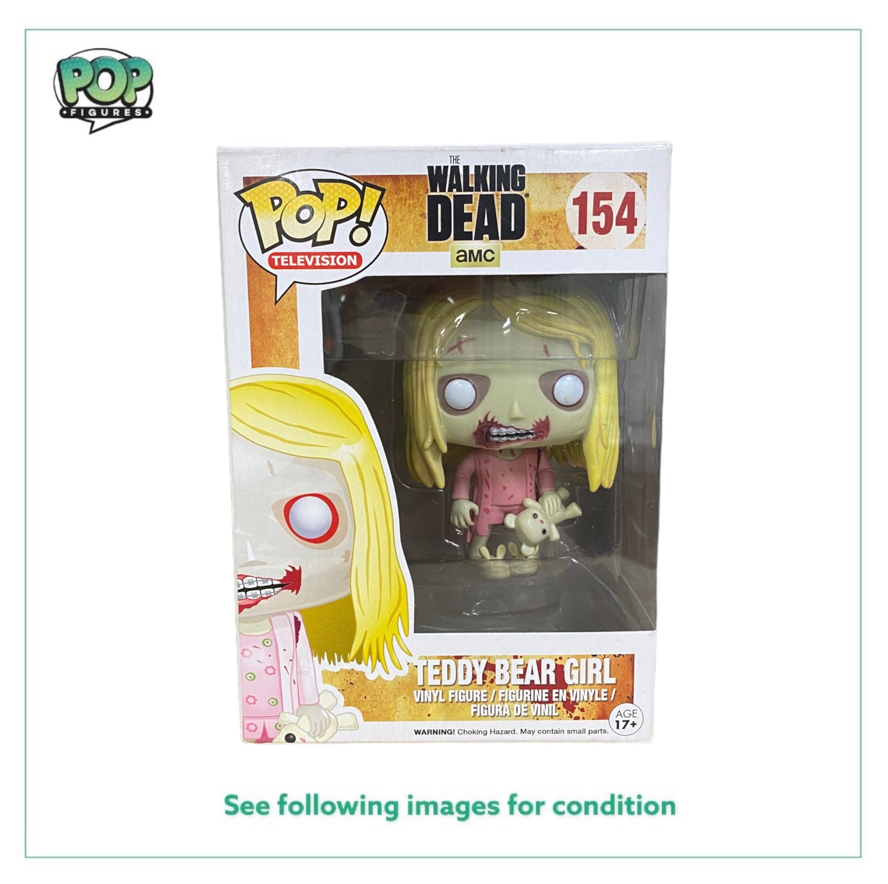 Teddy Bear Girl #154 Funko Pop! - The Walking Dead - 2015 Pop! -