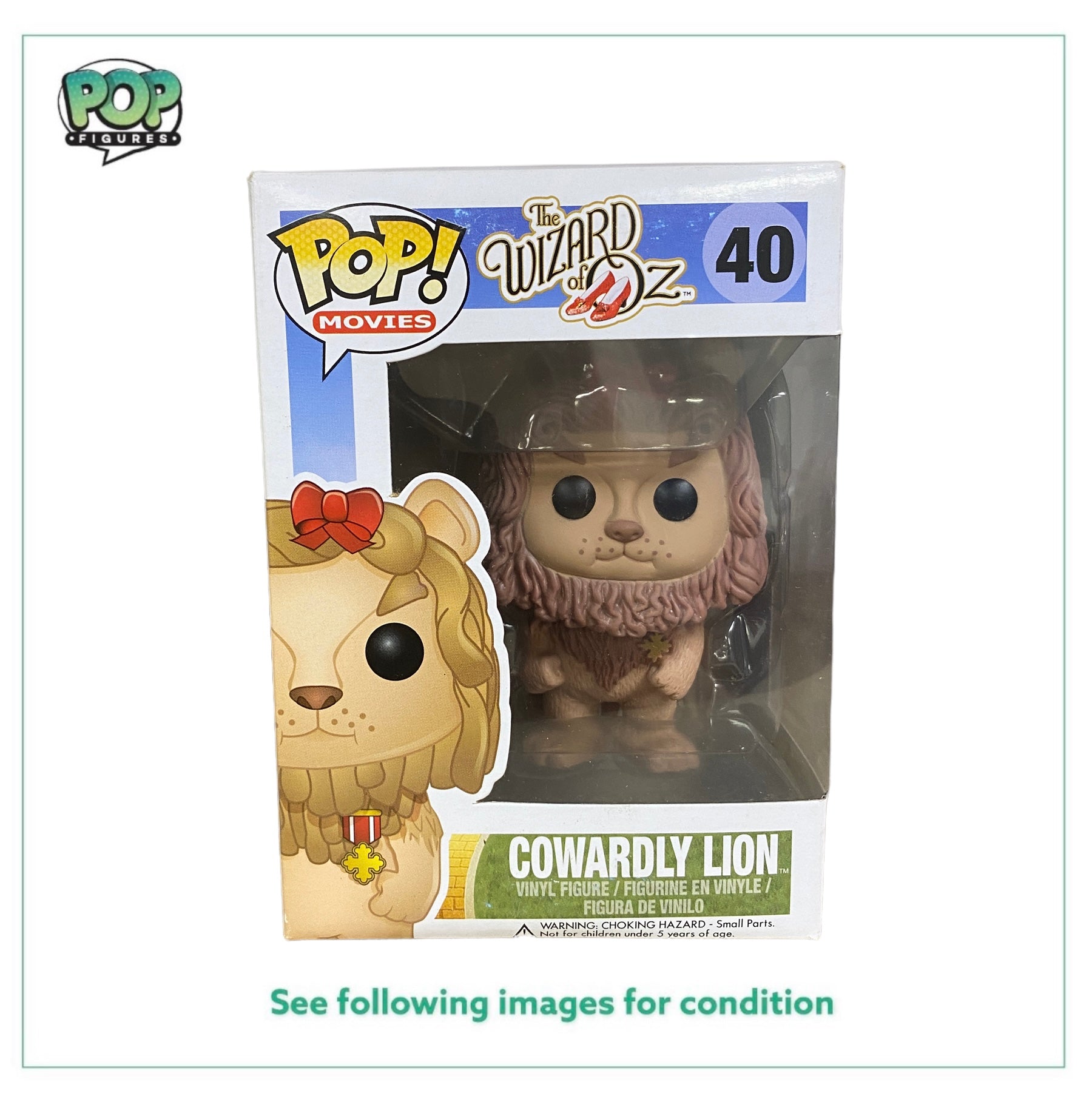 Cowardly Lion #40 Funko Pop! - The Wizard Of Oz - 2013 Pop! -