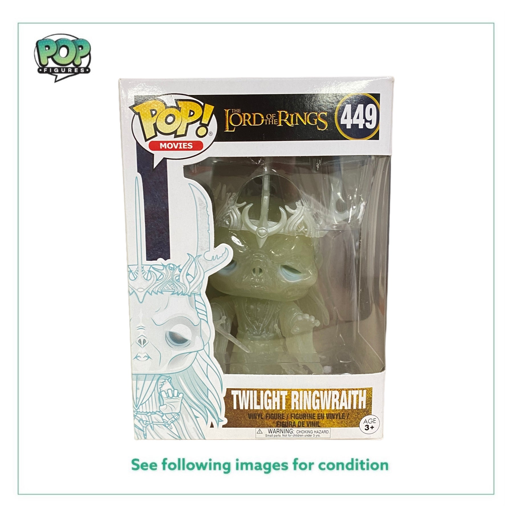 Twilight Ringwraith #449 (Glows In The Dark) Funko Pop! - The Lord Of The Rings - 2017 Pop! -