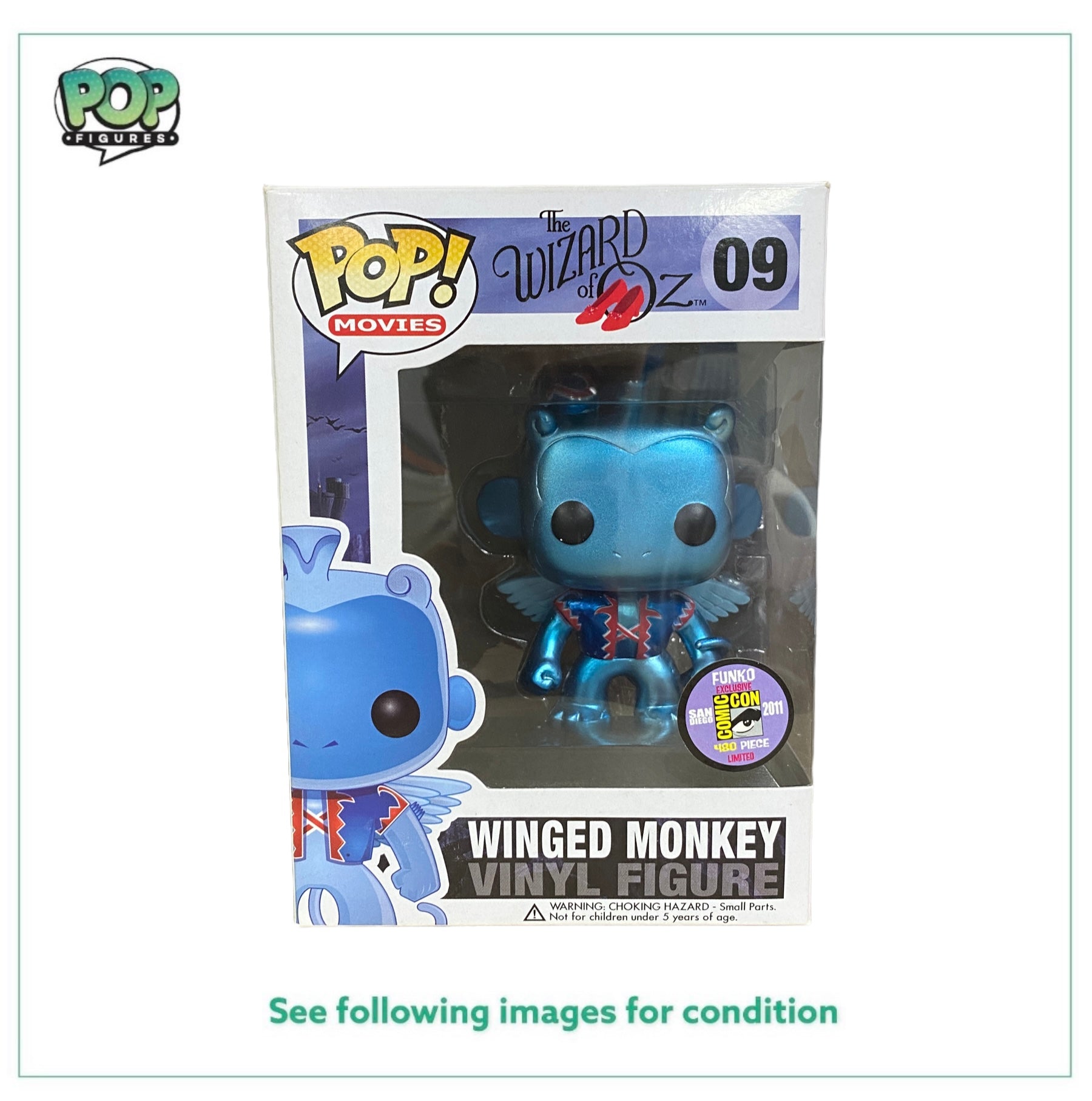 Winged Monkey #09 (Metallic) Funko Pop! - The Wizard Of Oz - SDCC 2011 Exclusive