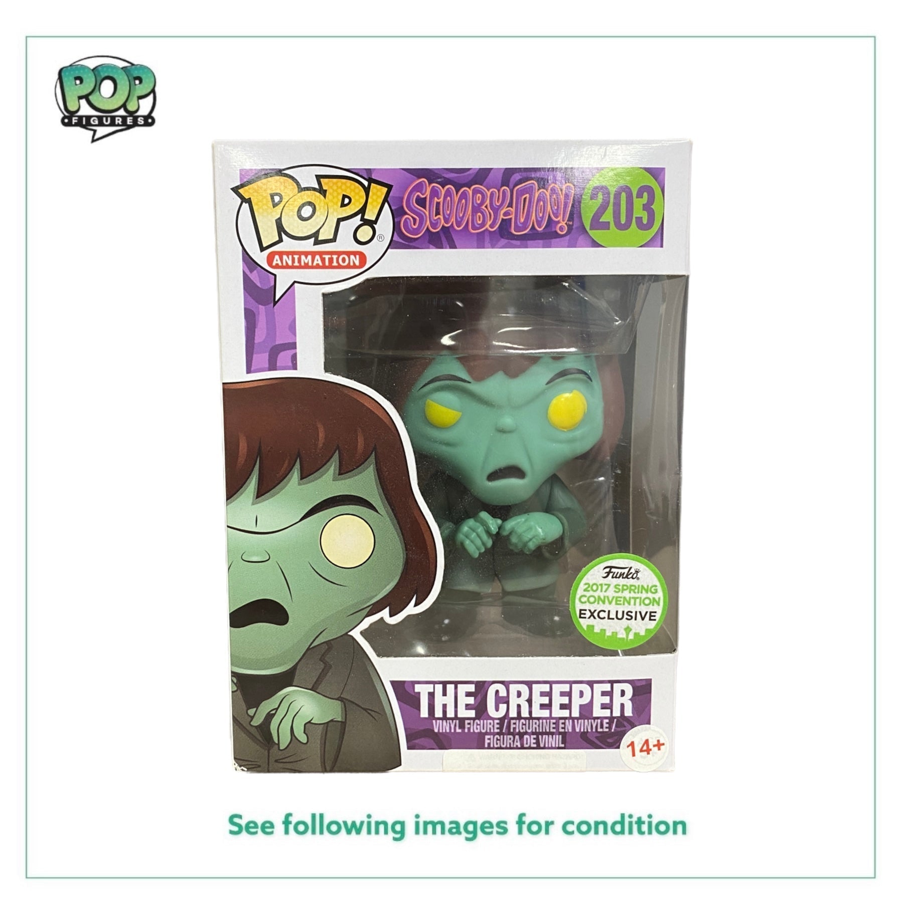 The Creeper #203 Funko Pop! - Scooby-Doo! - ECCC 2017 Shared Exclusive -