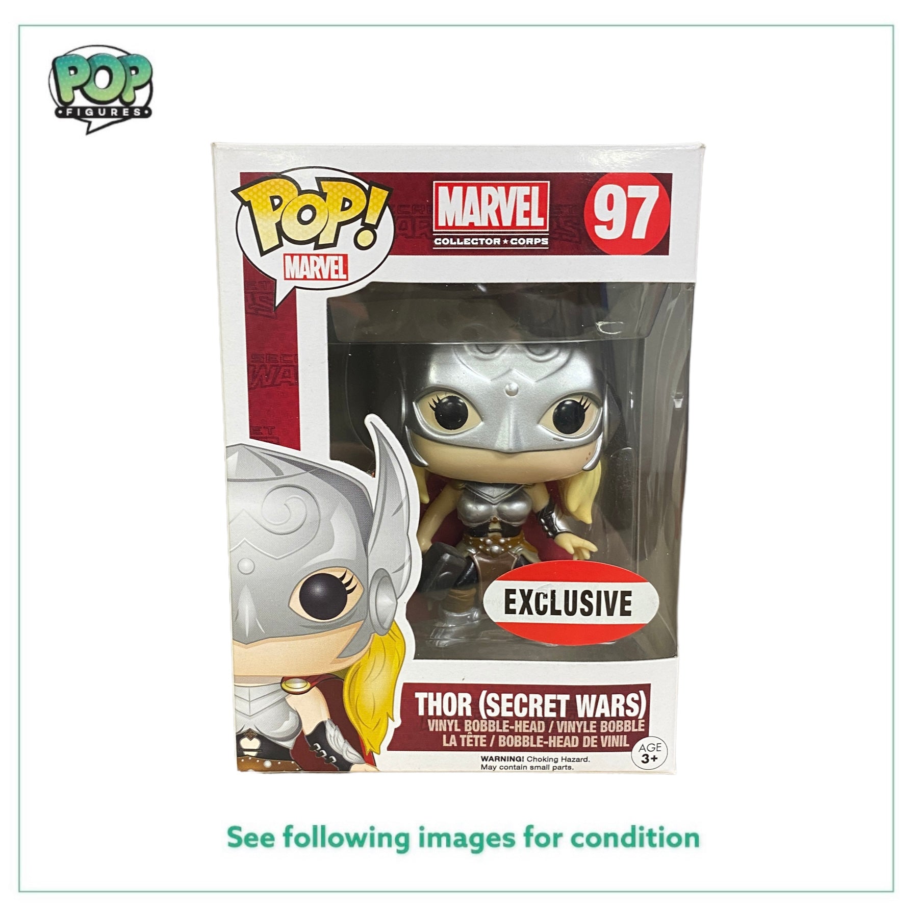 Thor (Secret Wars) #97 Funko Pop! - Marvel Collector Corps Exclusive -