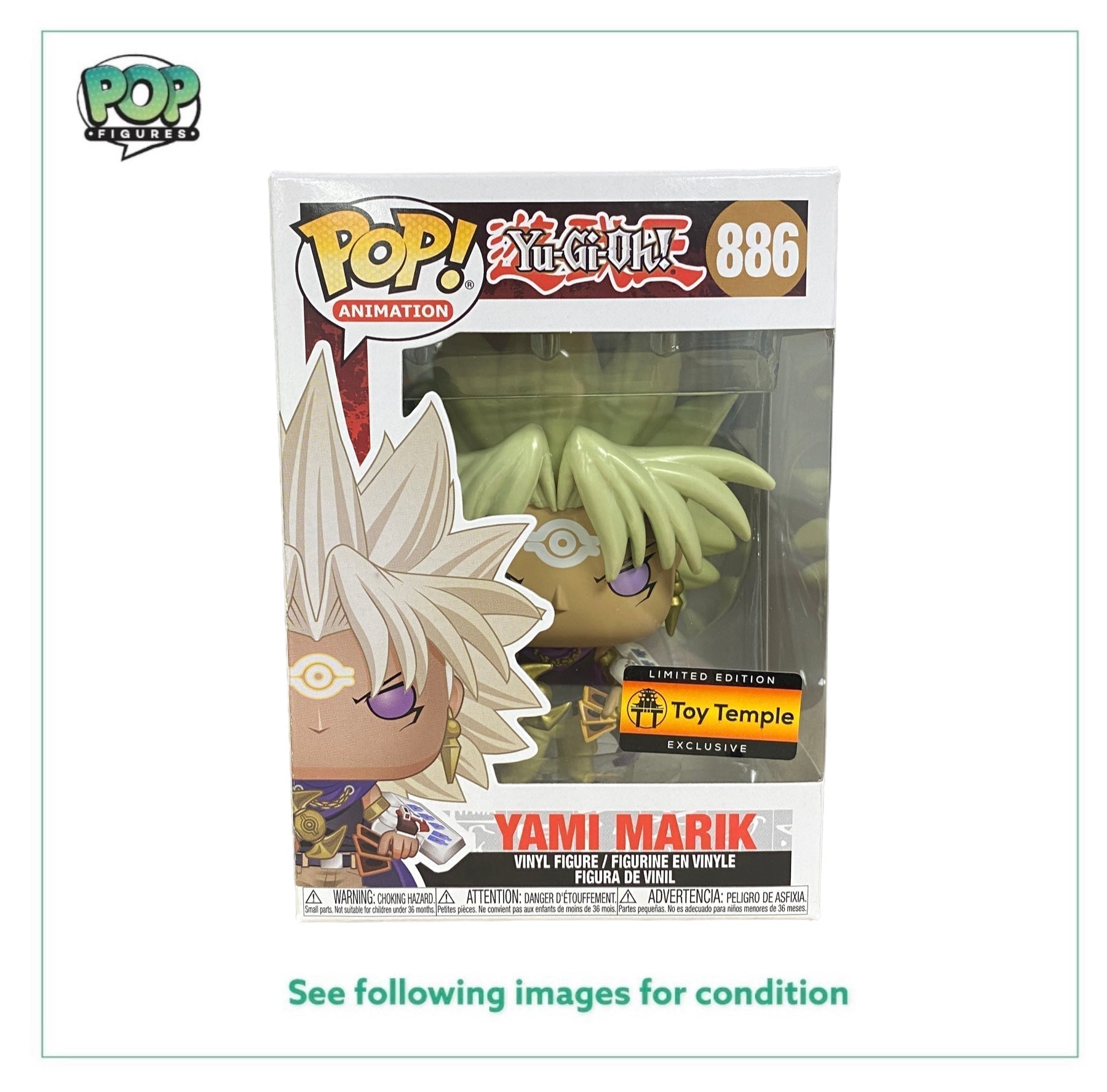 Yami Marik #886 Funko Pop! - Yu-Gi-Oh! - Toy Temple Exclusive -