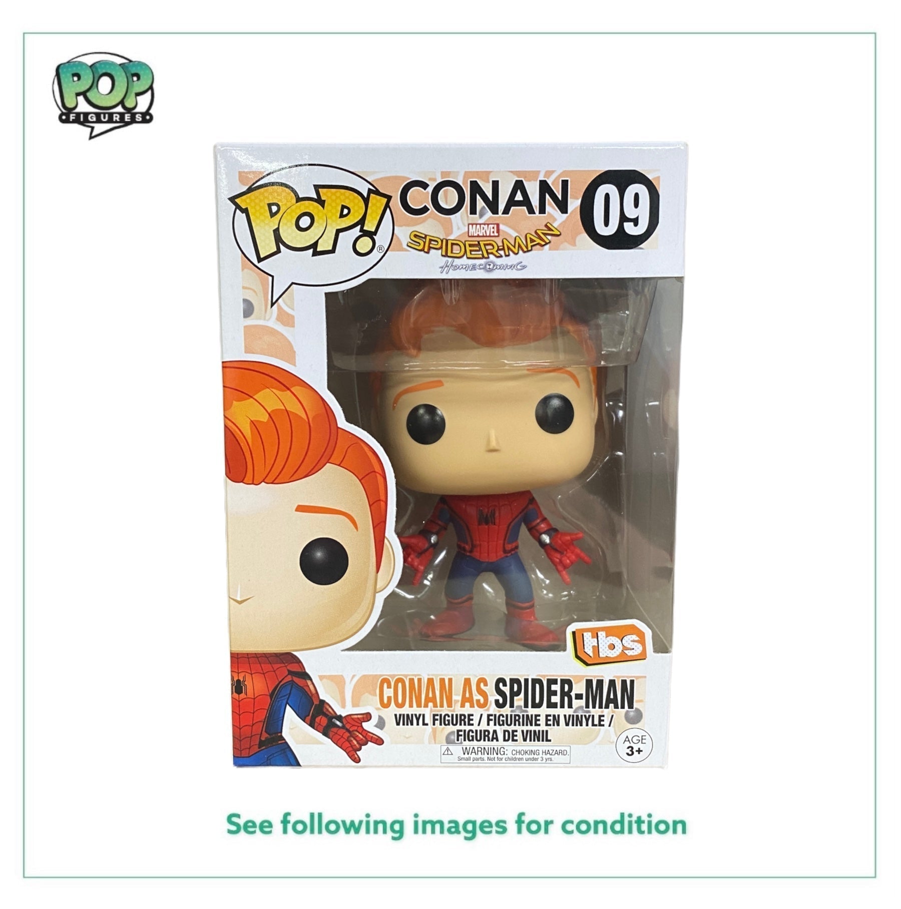 Conan As Spider-Man #09 Funko Pop! - Conan/Spider-Man Homecoming - 2017 Pop! -