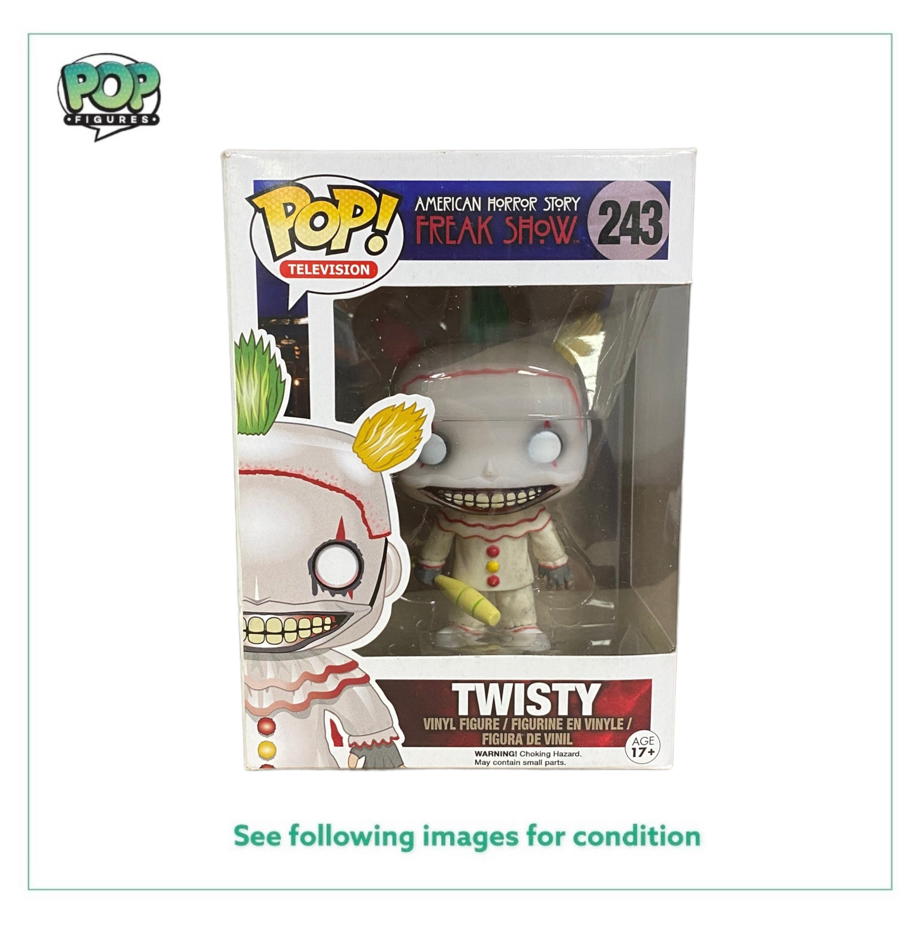 Twisty #243 Funko Pop! - American Horror Story Freak Show - 2015 Pop! -