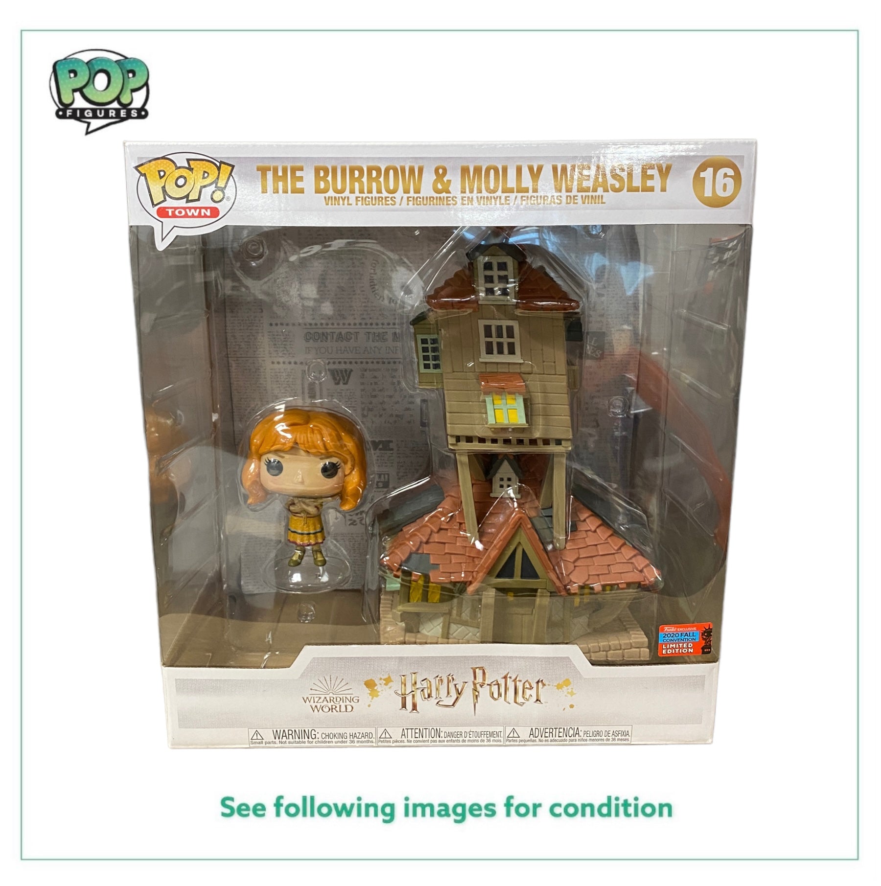 The Burrow & Molly Weasley #16 Funko Pop Town! - Harry Potter - NYCC 2020 Shared Exclusive -