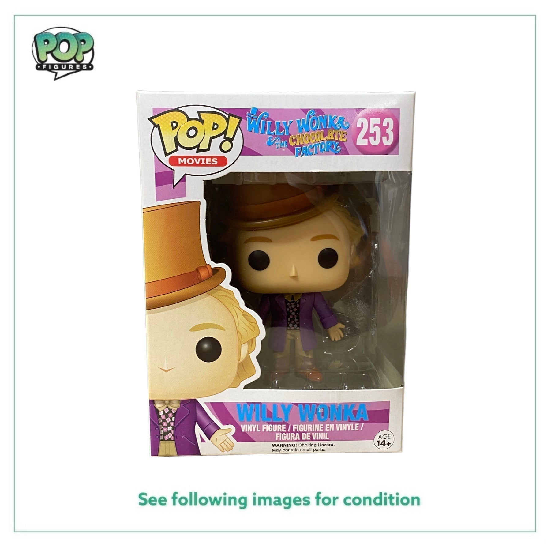 Willy Wonka #253 Funko Pop! - Willy Wonka & The Chocolate Factory - 2015 Pop! -