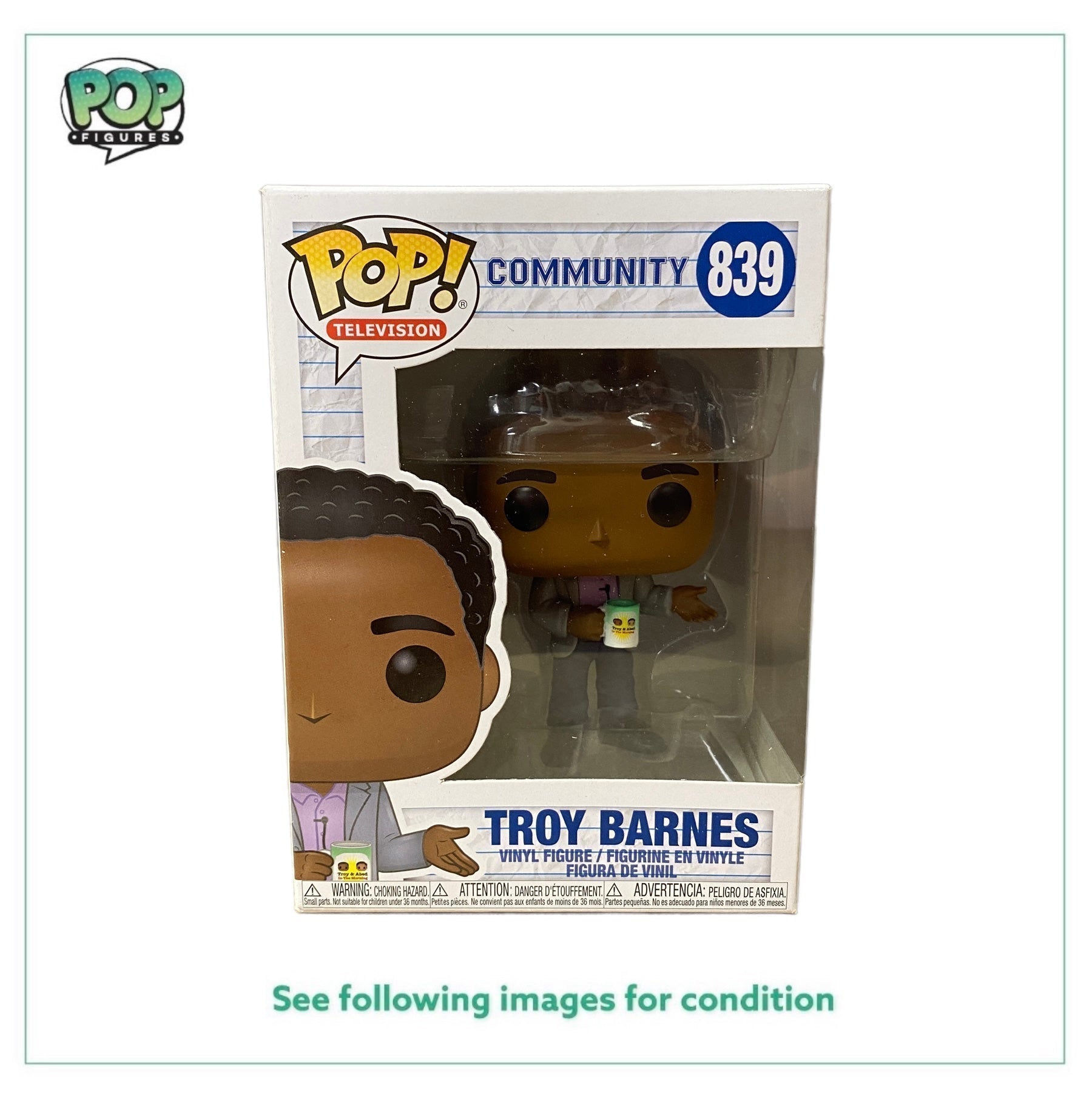 Troy Barnes #839 Funko Pop! - Community - 2019 Pop! -