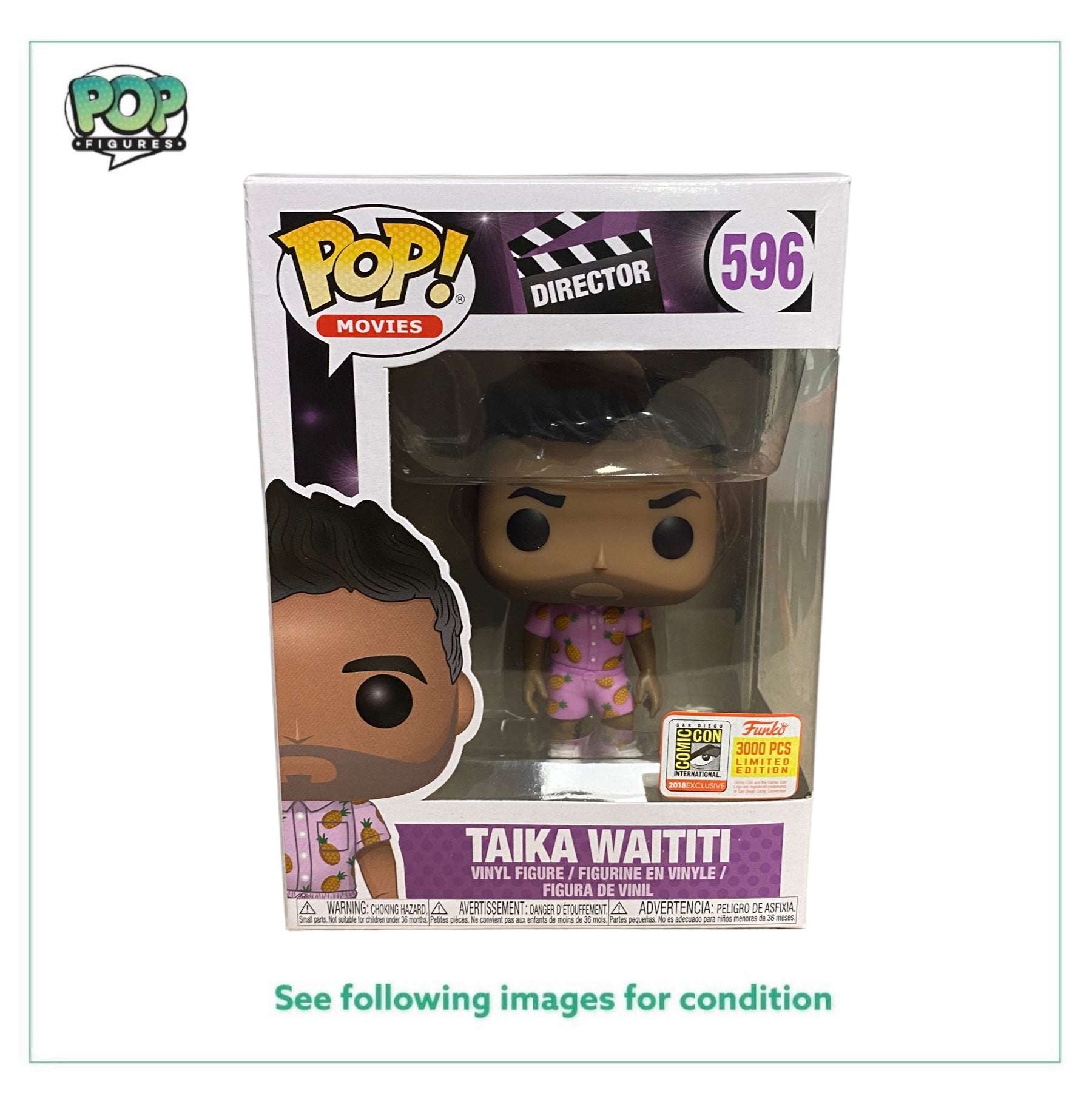 Taika Waititi #596 Funko Pop! - Directors - SDCC 2018 Official Convention Exclusive