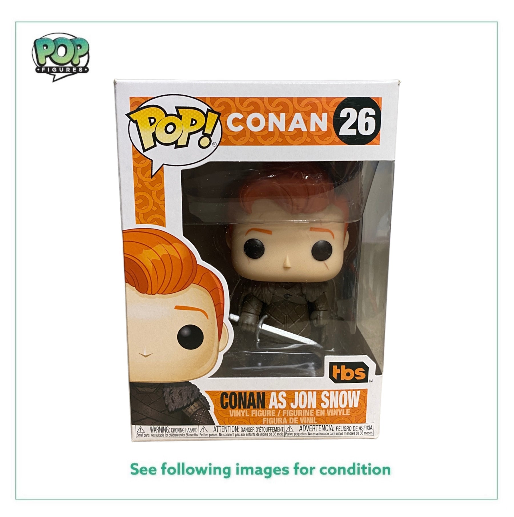 Conan As Jon Snow #26 Funko Pop! - Conan / Game Of Thrones - SDCC 2019 Exclusive -