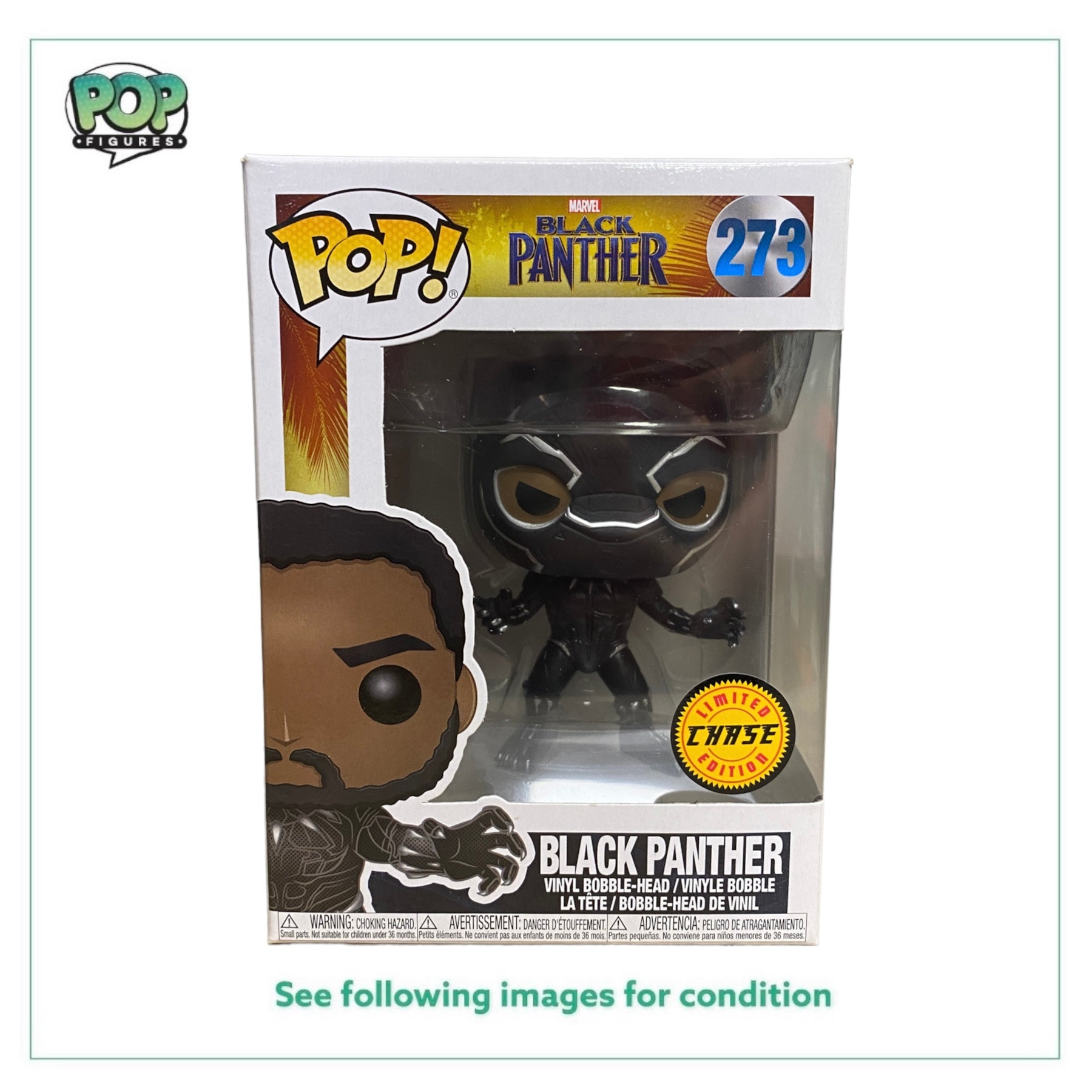 Black Panther #273 (Chase) Funko Pop! - Black Panther - 2017 Pop! -