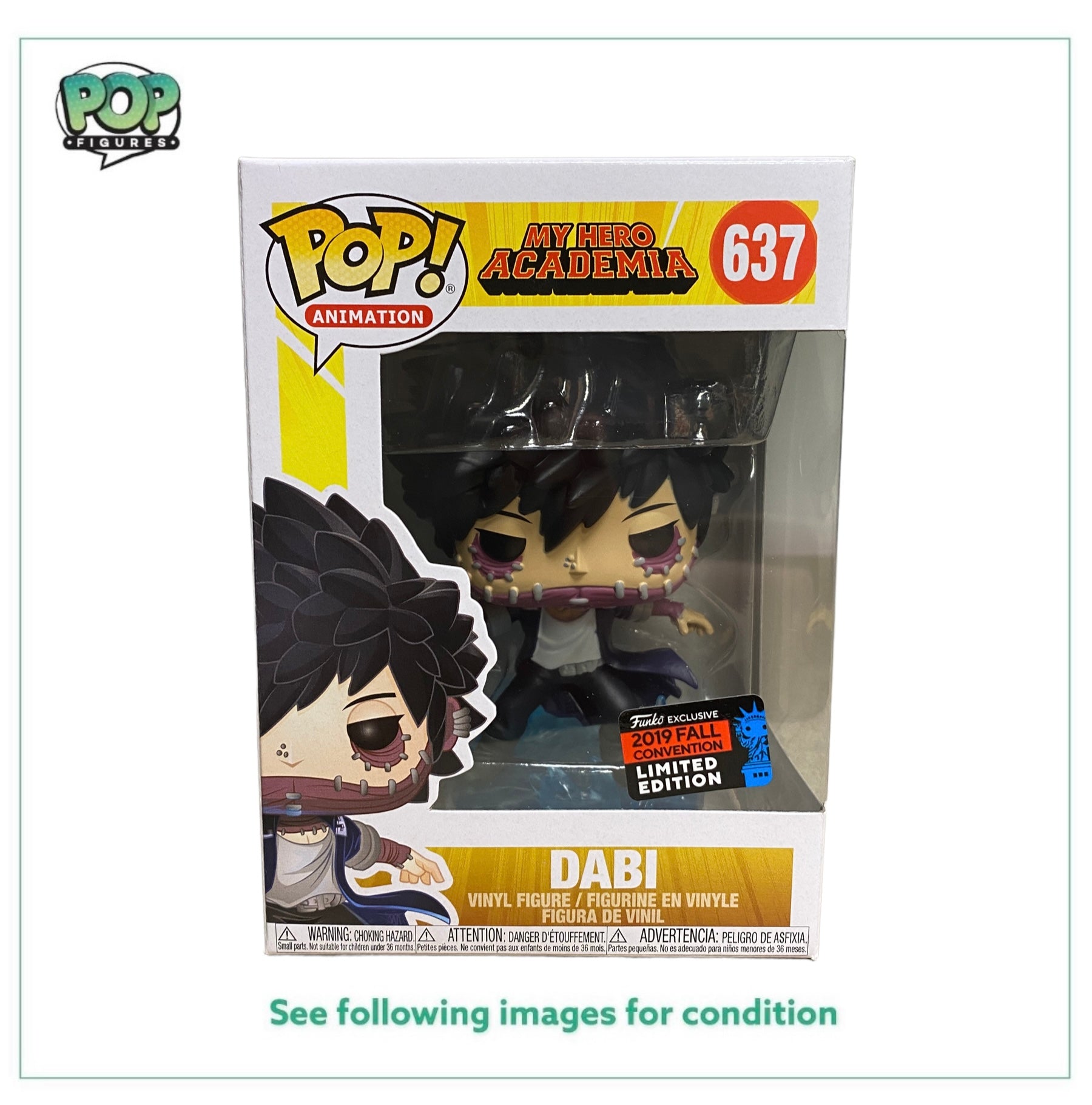 Dabi #637 Funko Pop! - My Hero Academia - NYCC 2019 Shared Exclusive -