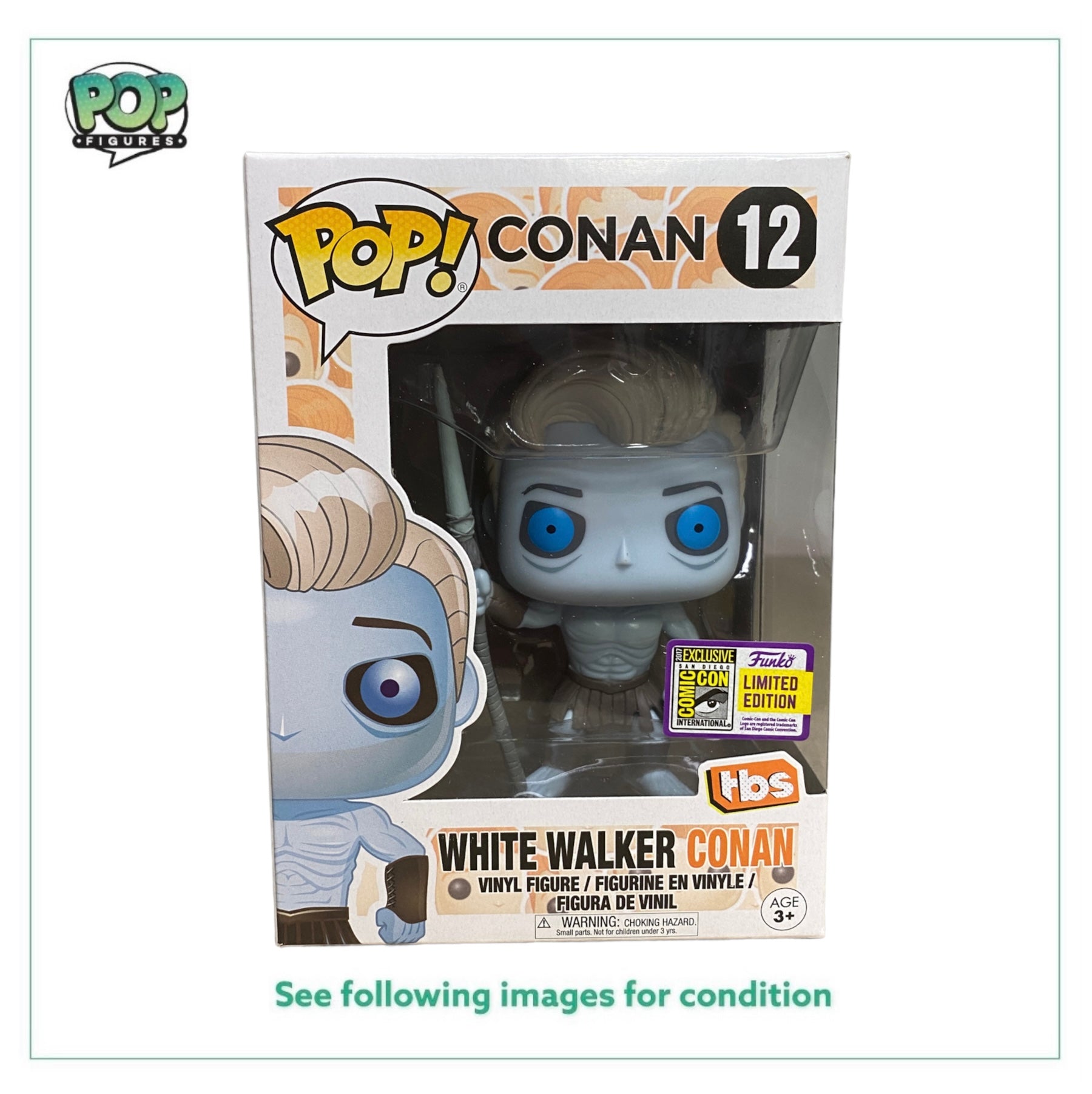 White Walker Conan #12 Funko Pop! - Conan / Game Of Thrones - SDCC 2017 Exclusive -