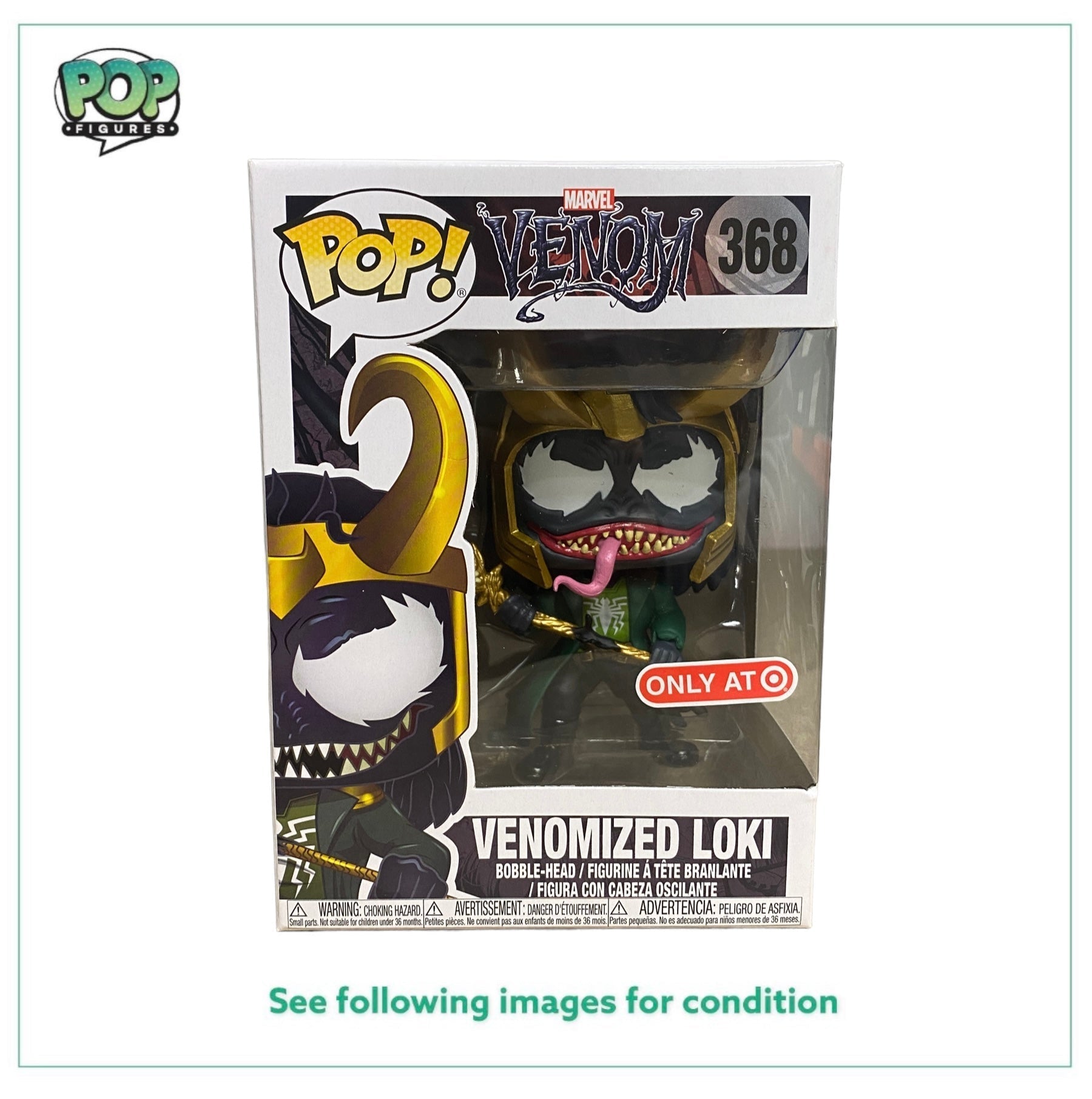 Venomized Loki #368 Funko Pop! - Venom - Target Exclusive -