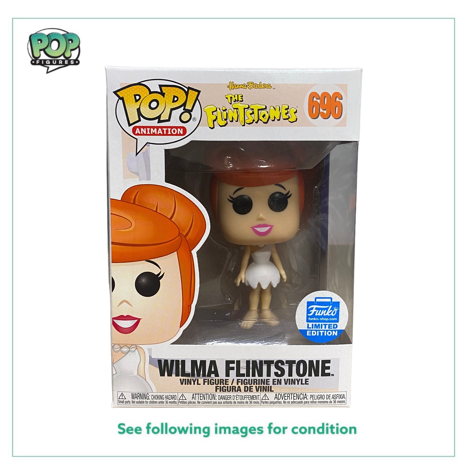 Wilma Flintstone #696 Funko Pop! - The Flintstones - Funko Shop Exclusive -