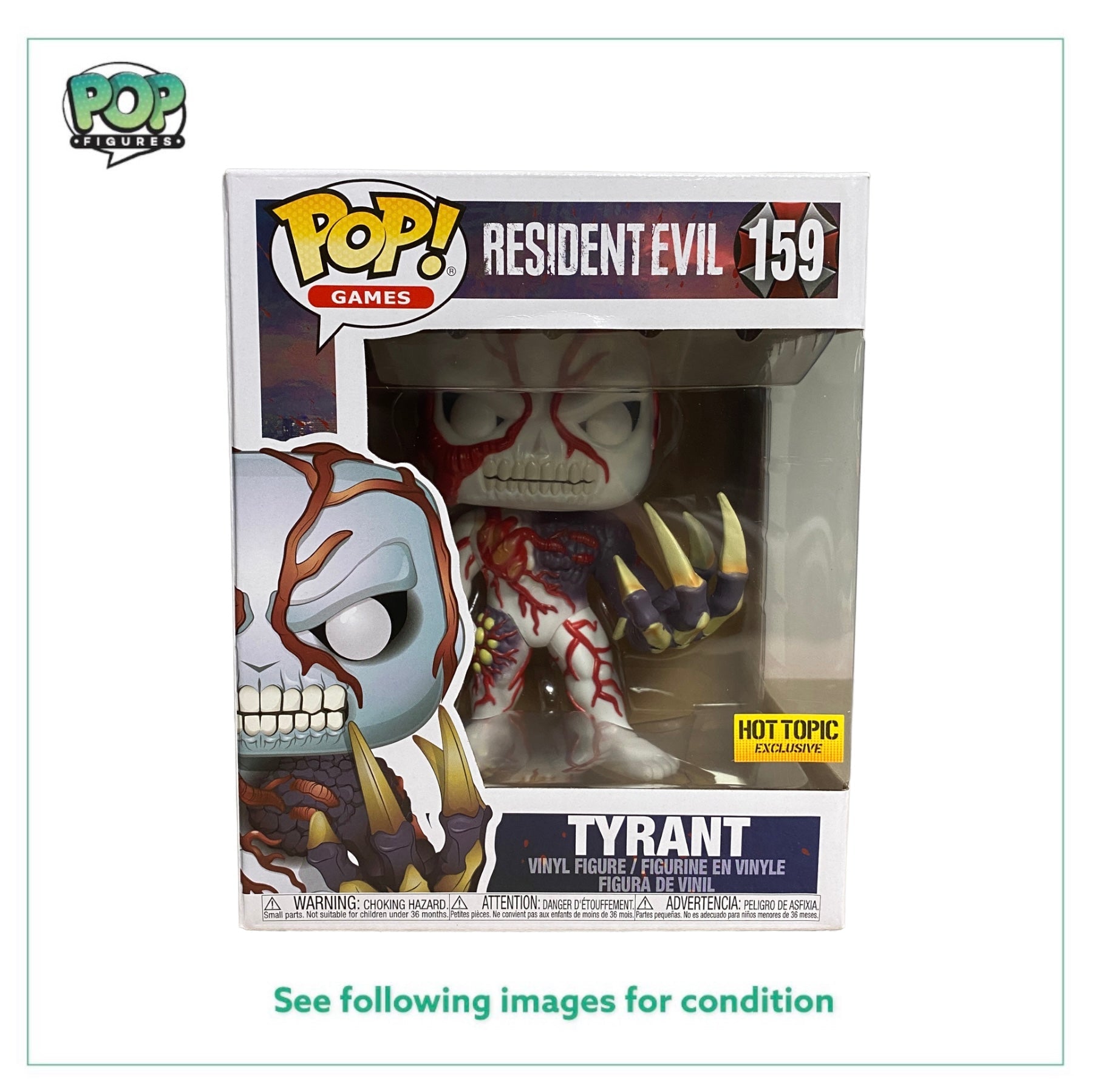 Tyrant #159 Funko Pop! - Resident Evil - Hot Topic Exclusive -