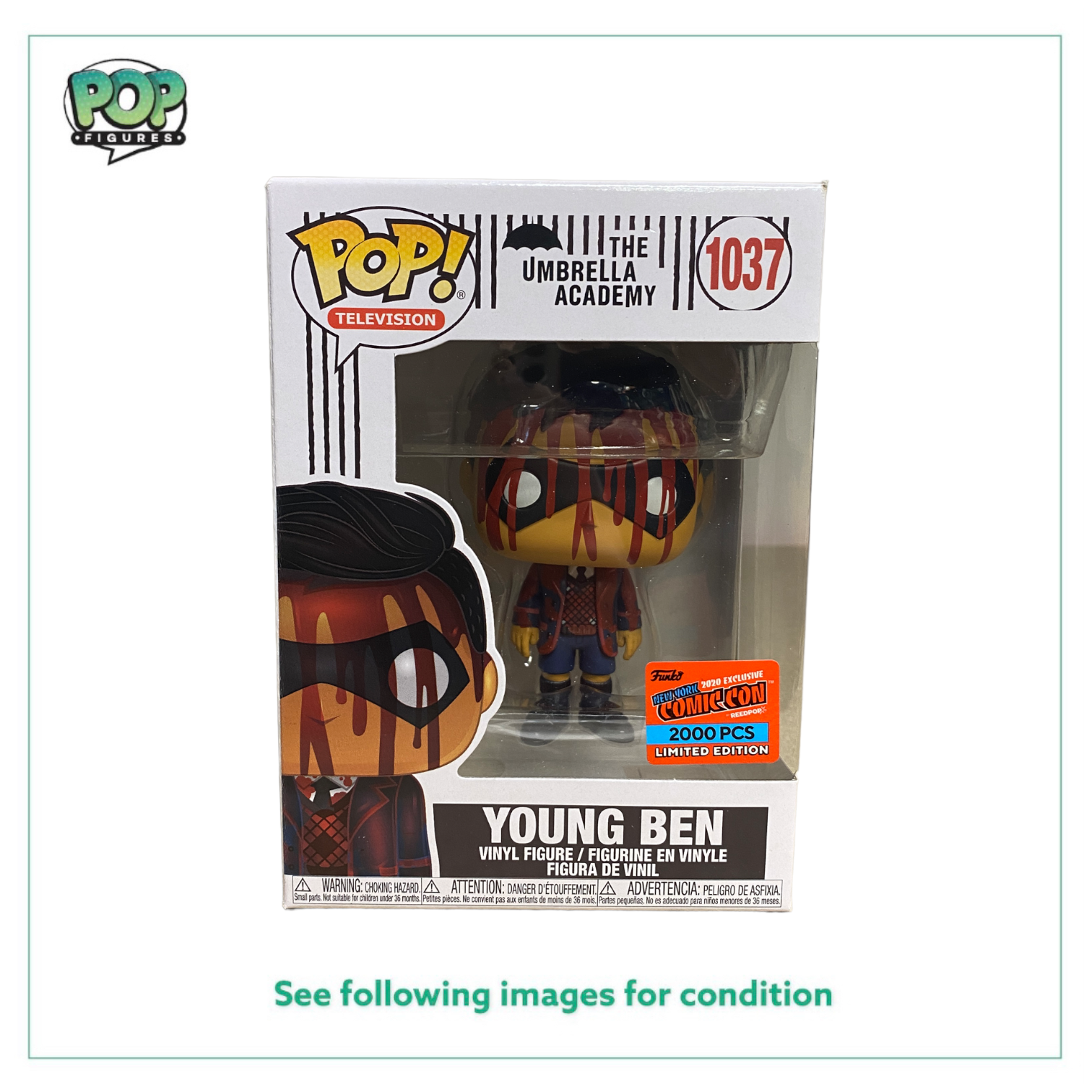 Young Ben #1037 (Bloody) Funko Pop! - The Umbrella Academy - NYCC 2020 Exclusive