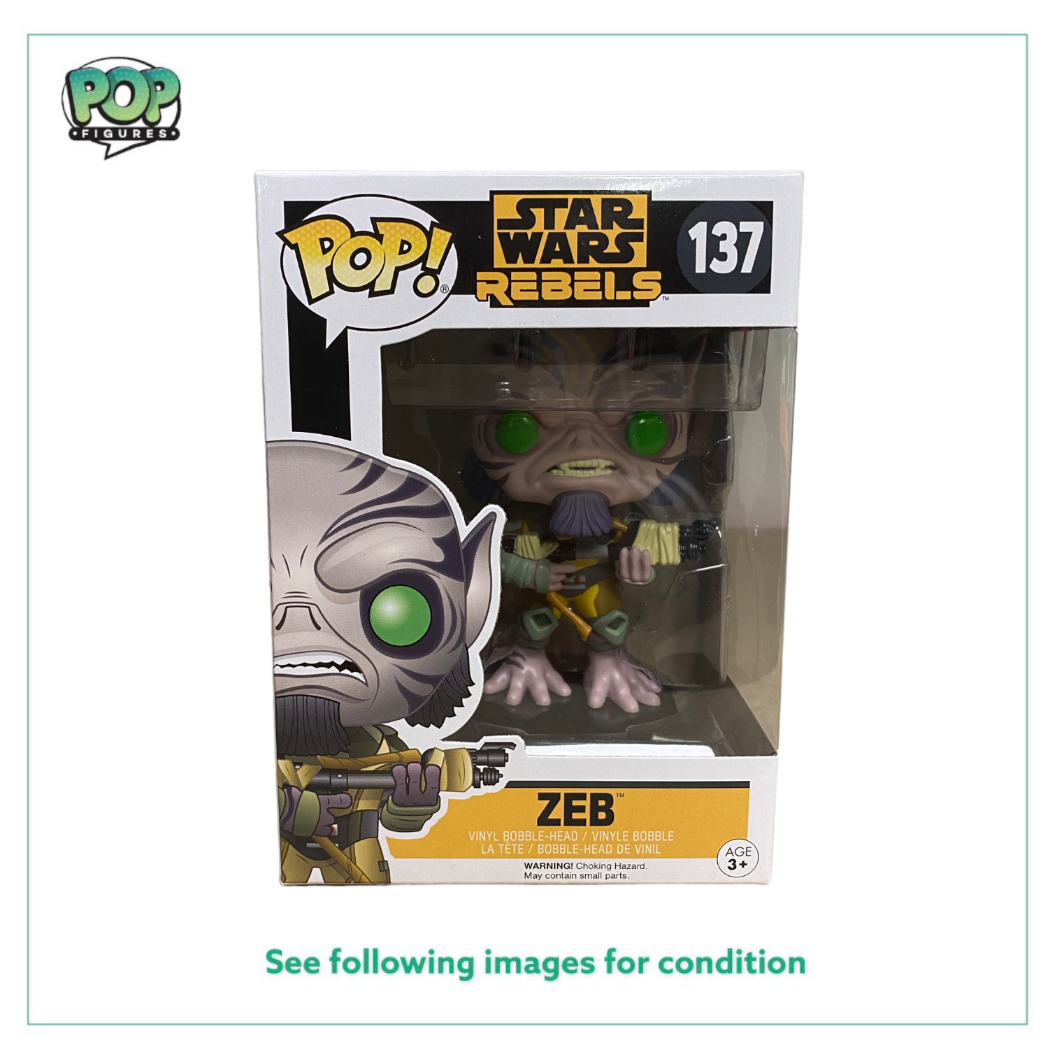 Zeb #137 Funko Pop! - Star Wars Rebels - 2016 Pop! -