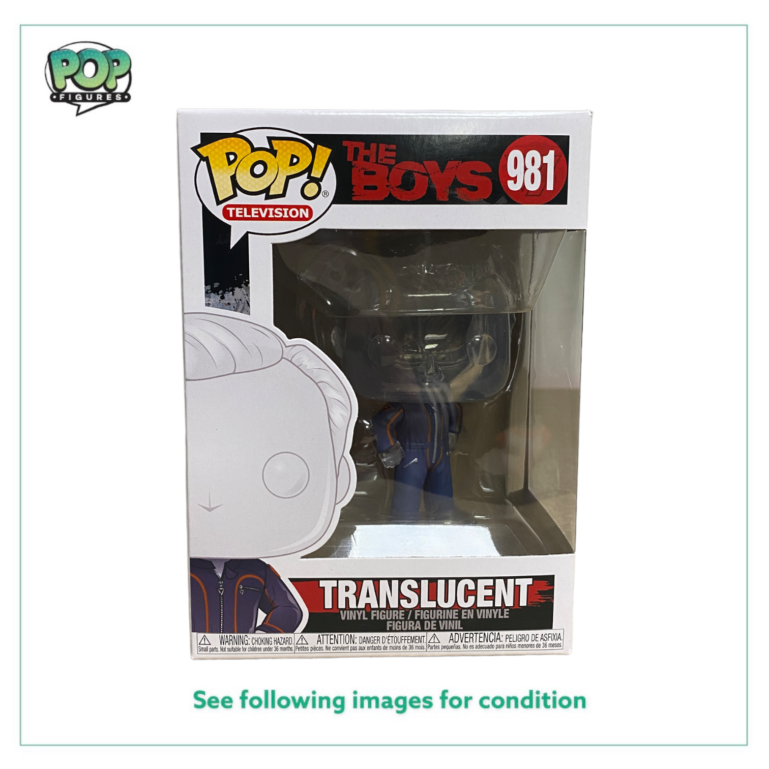 Translucent #981 Funko Pop! - The Boys - 2020 Pop! -