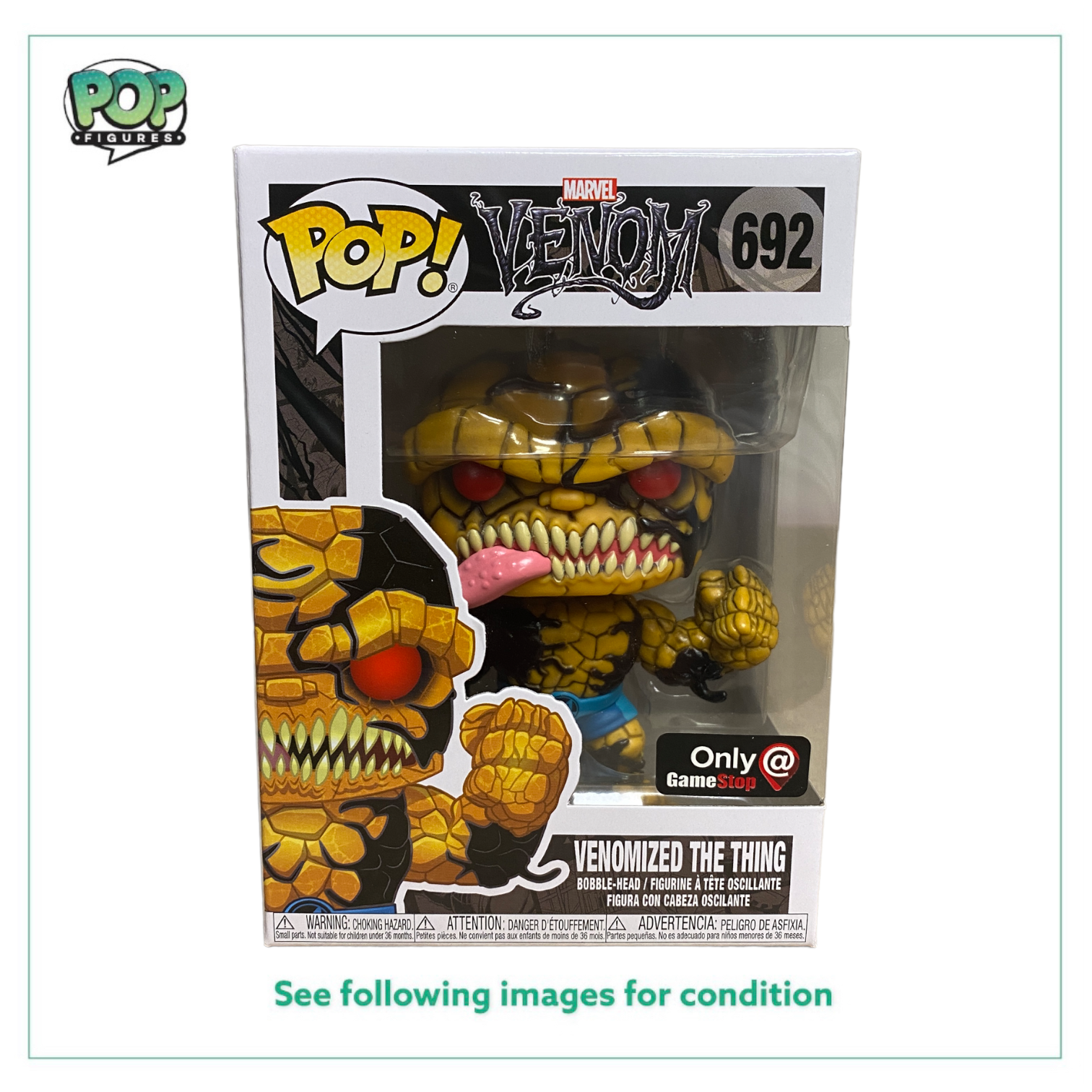 Venomized The Thing #692 Funko Pop! - Venom -