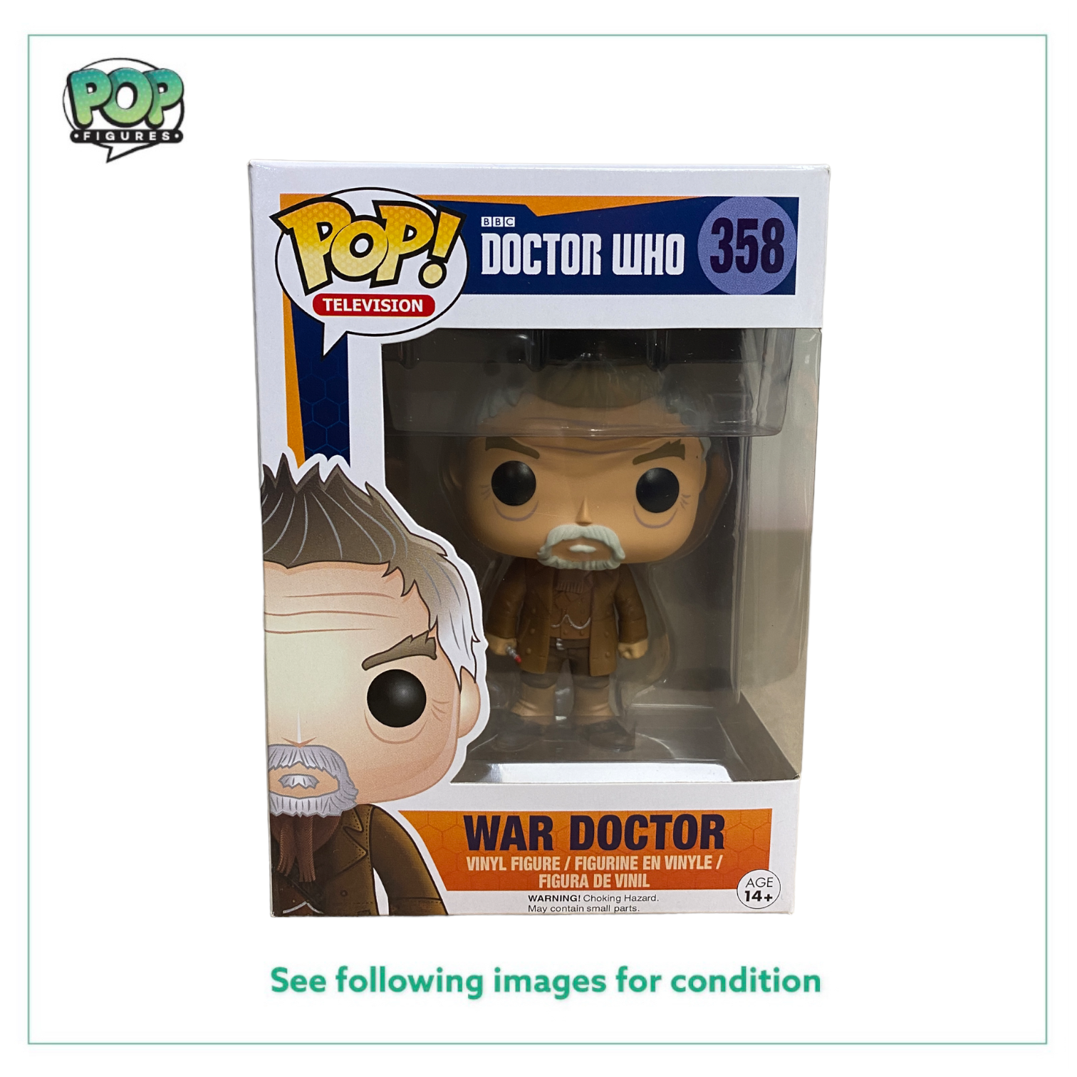 War Doctor #358 Funko Pop! - Doctor Who - 2016 Pop! -