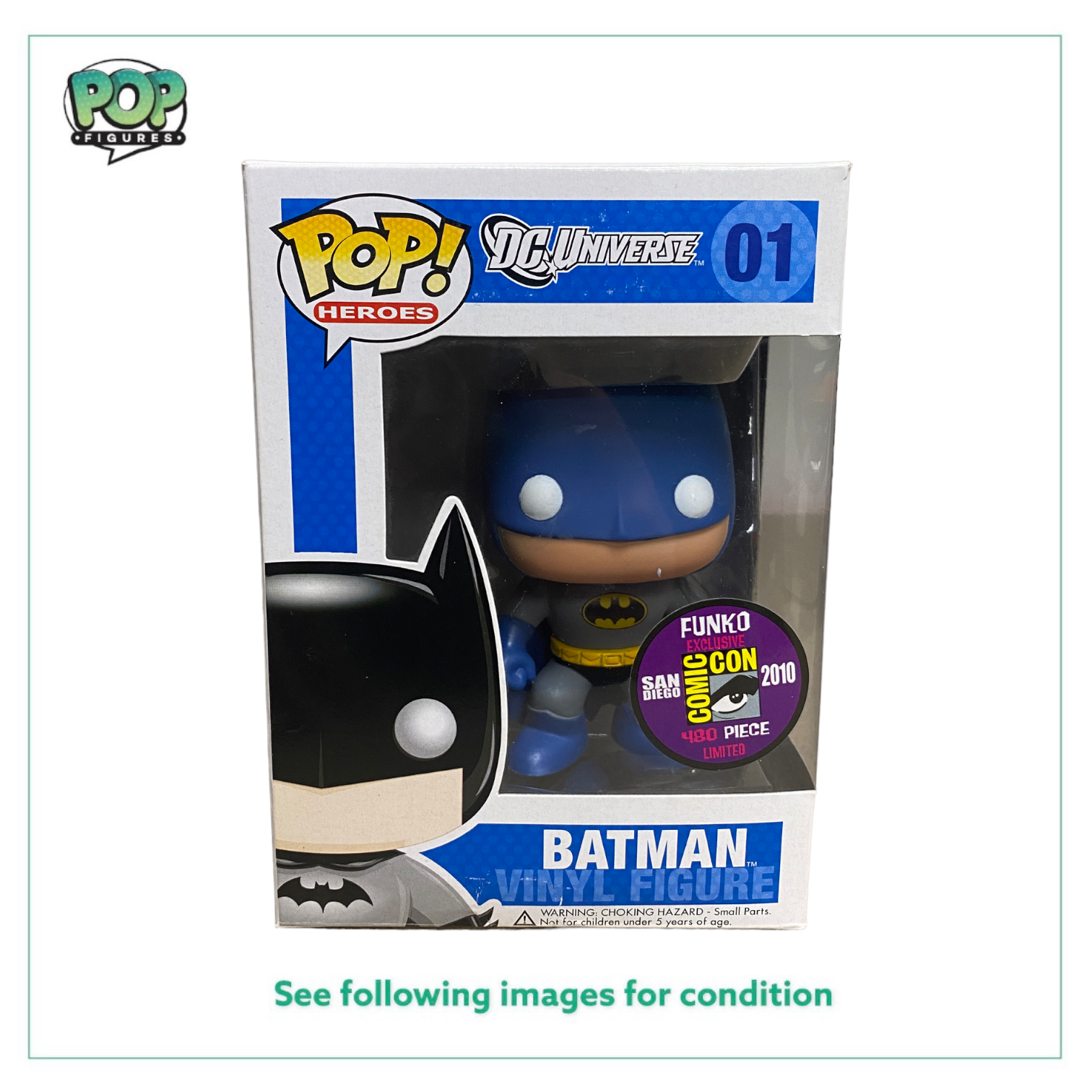 Batman #01 (Blue) Funko Pop! - DC Universe -