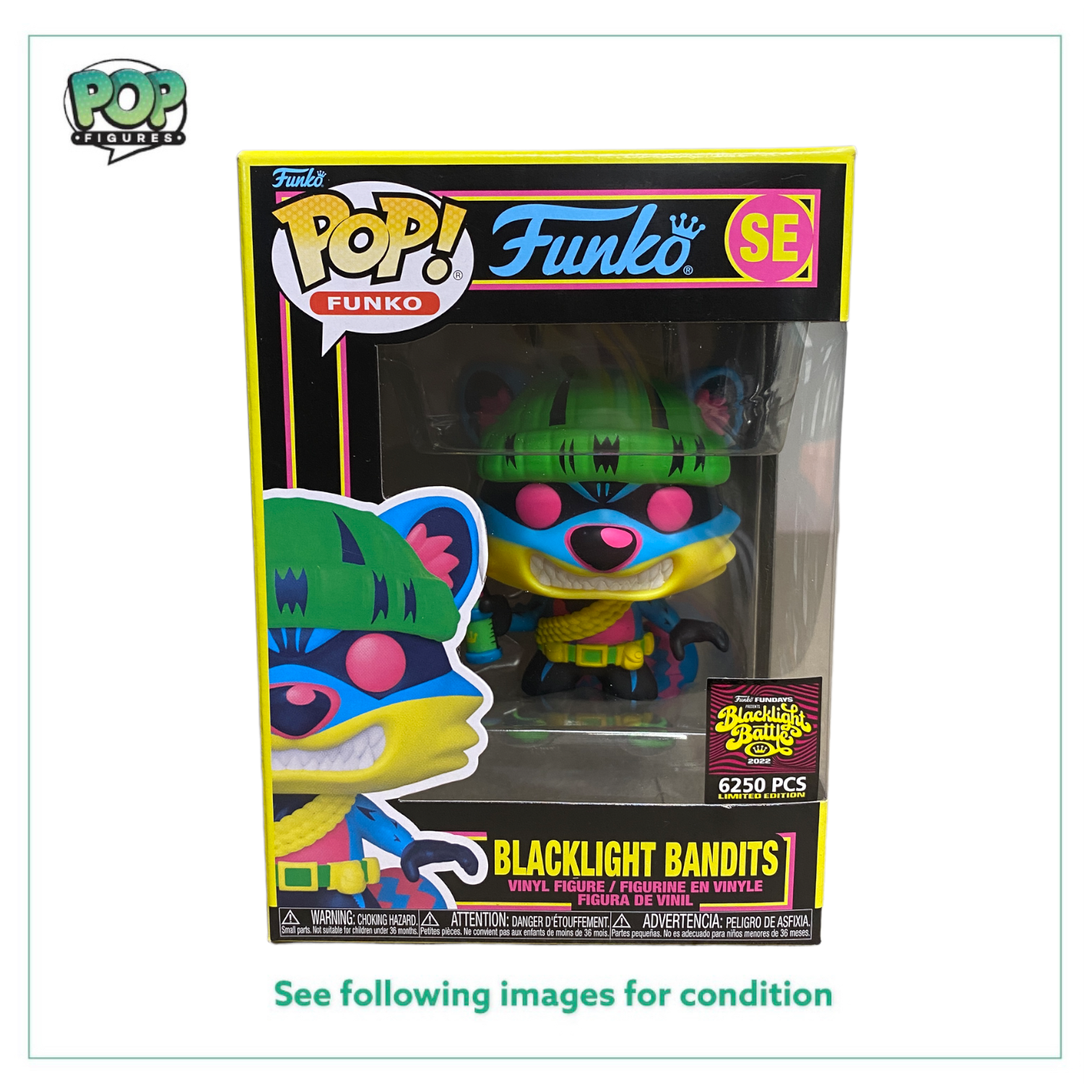 Blacklight Bandits (Blacklight) Funko Pop! - SDCC 2022 Box Of Fun Exclusive