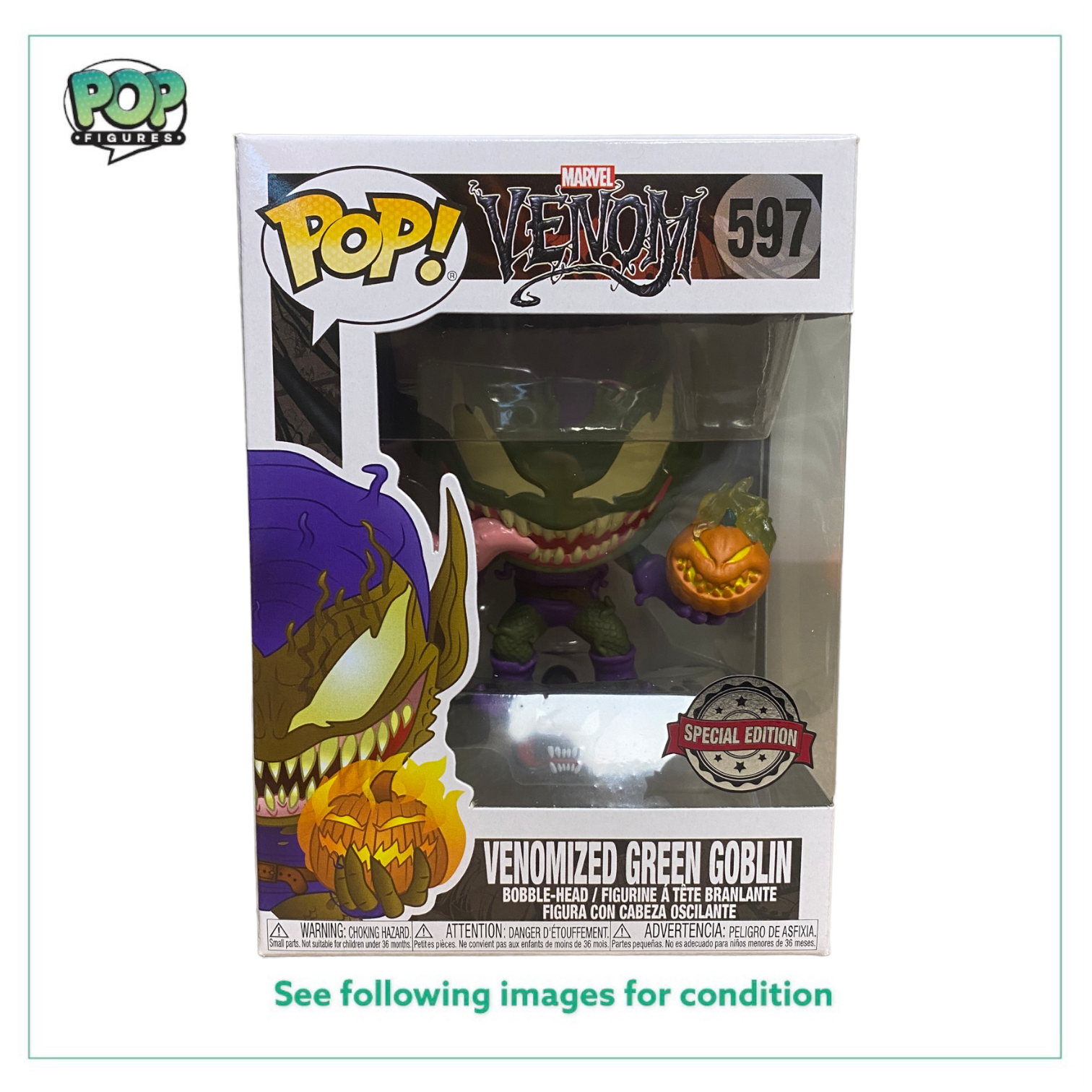 Venomized Green Goblin #597 Funko Pop! - Venom - Special Edition -