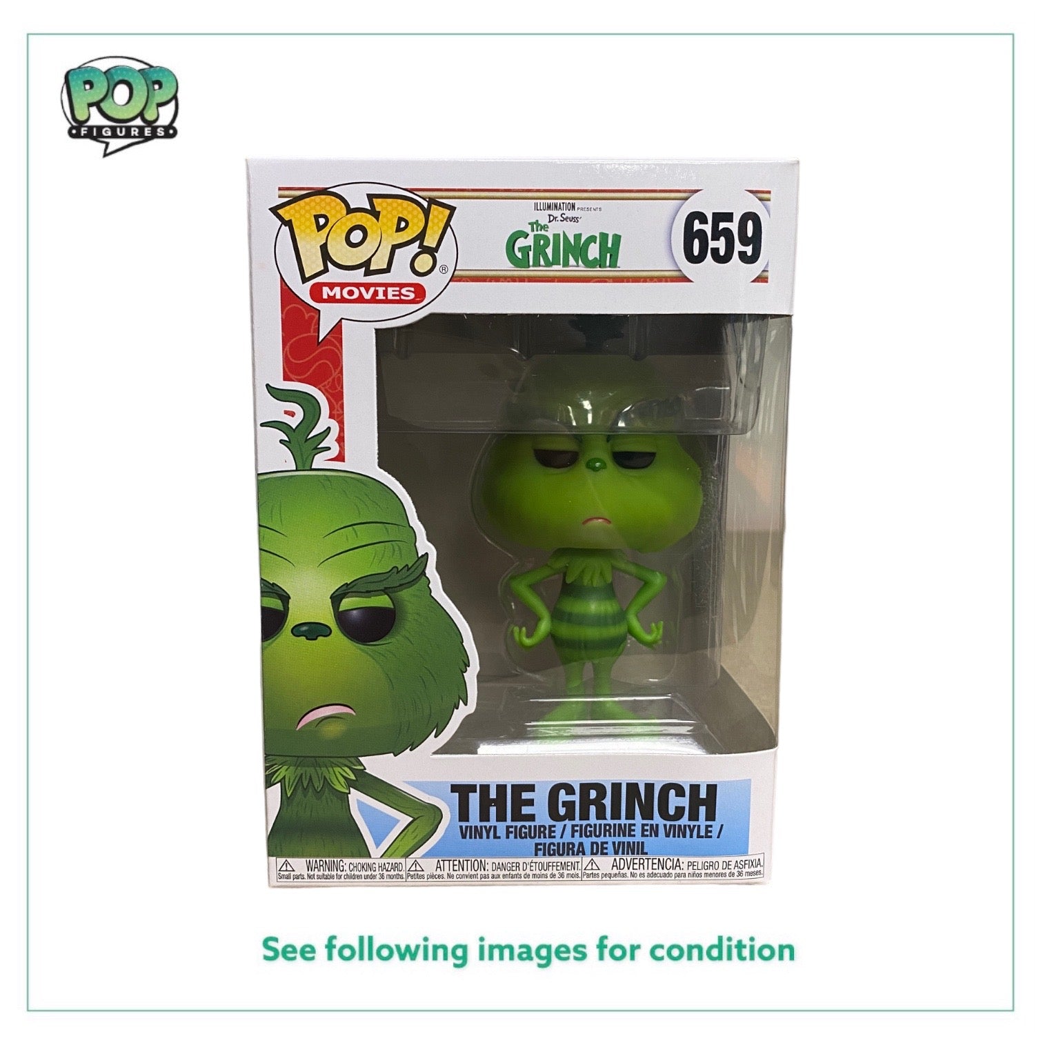 The Grinch #659 Funko Pop! - The Grinch - 2018 Pop! -