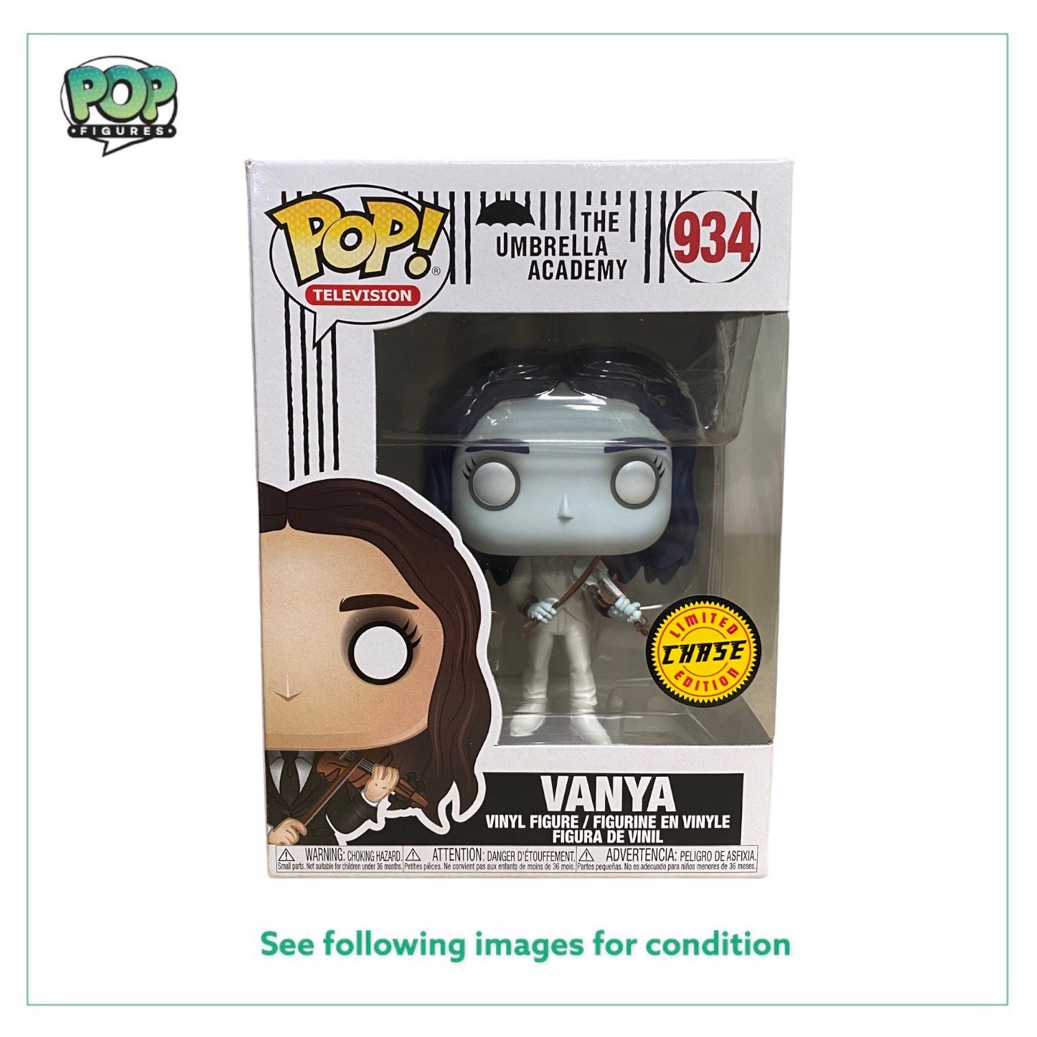 Vanya #934 (White Violin Chase) Funko Pop! - The Umbrella Academy -