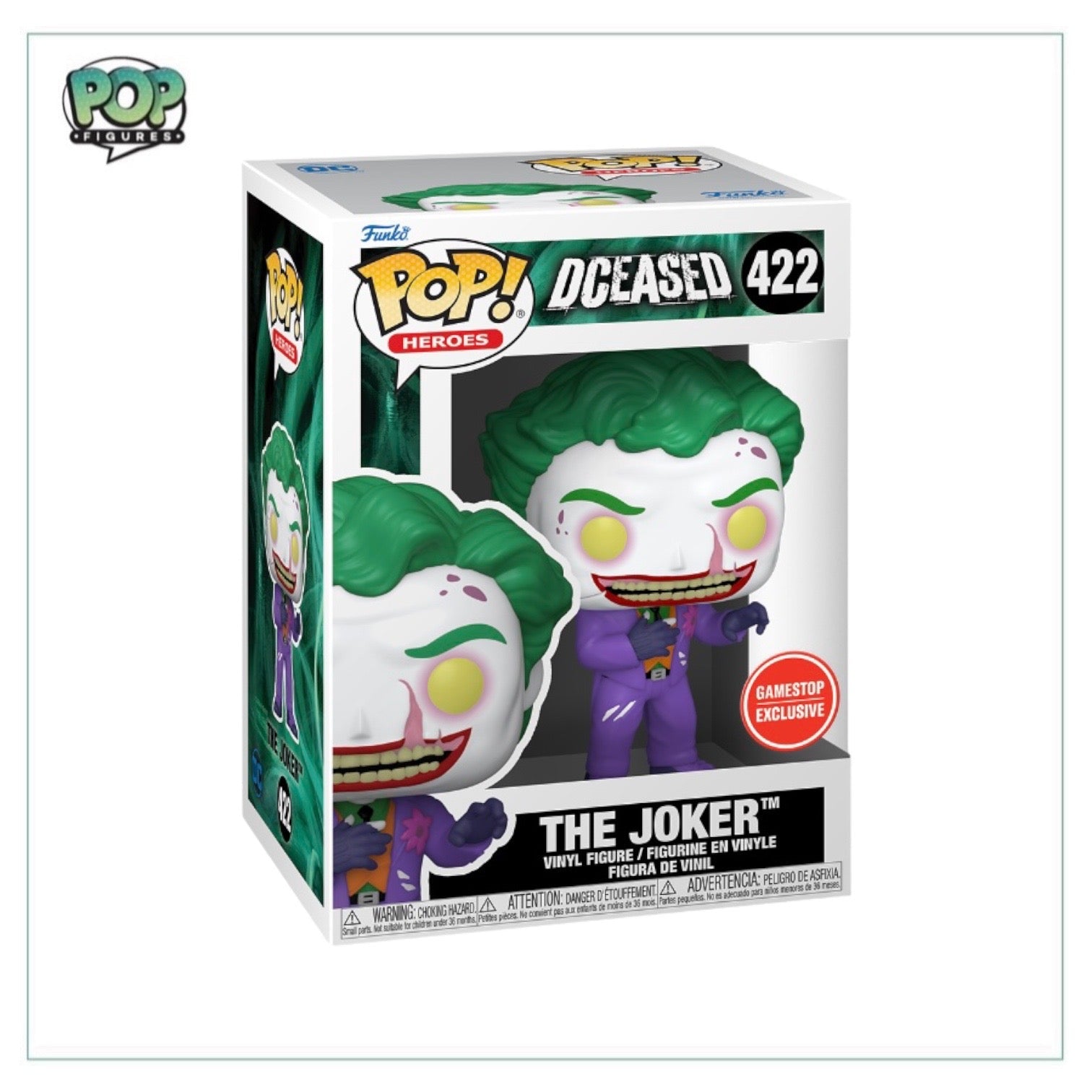 The Joker #422 (Bloody) Funko Pop! - DCeased - GameStop Exclusive