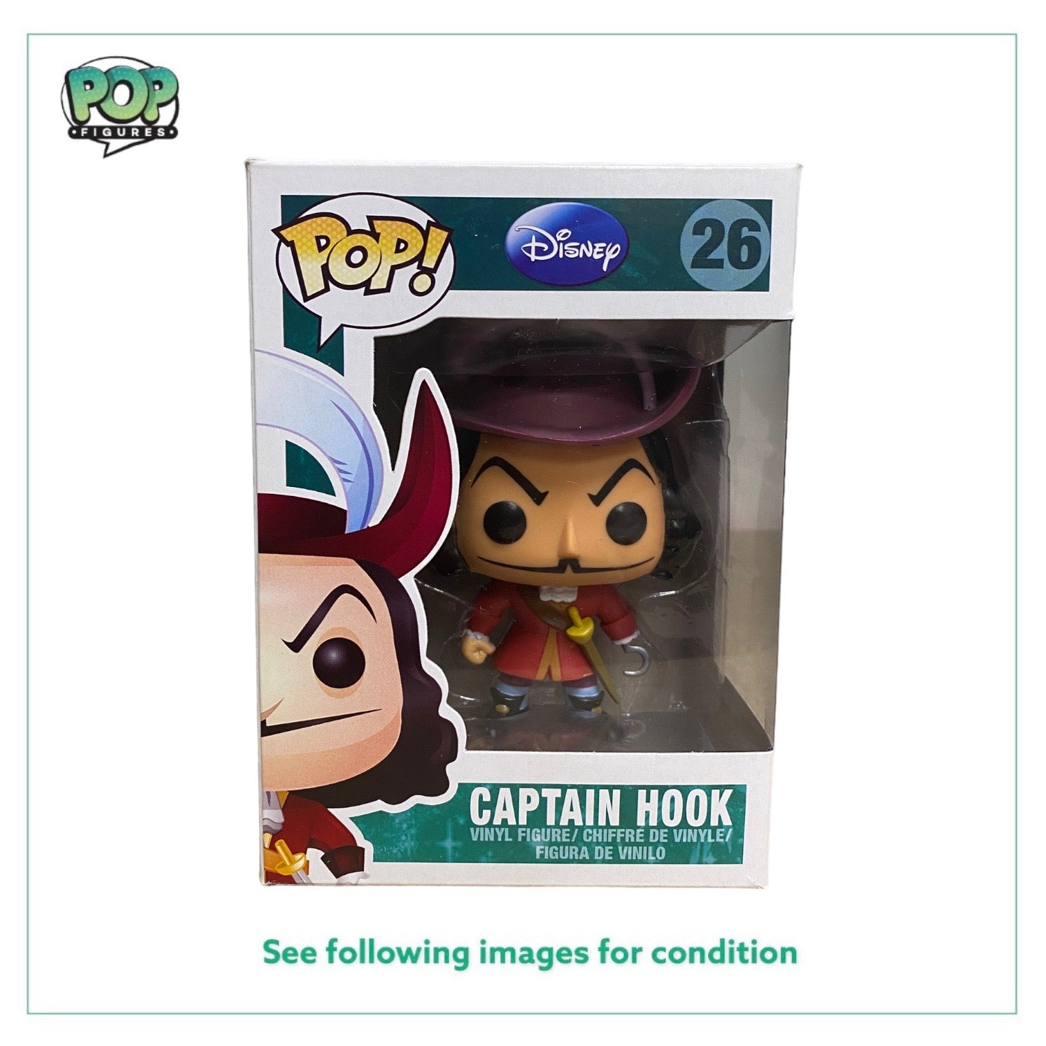 Captain Hook #26 Funko Pop! - Series 3 - 2014 Pop! -