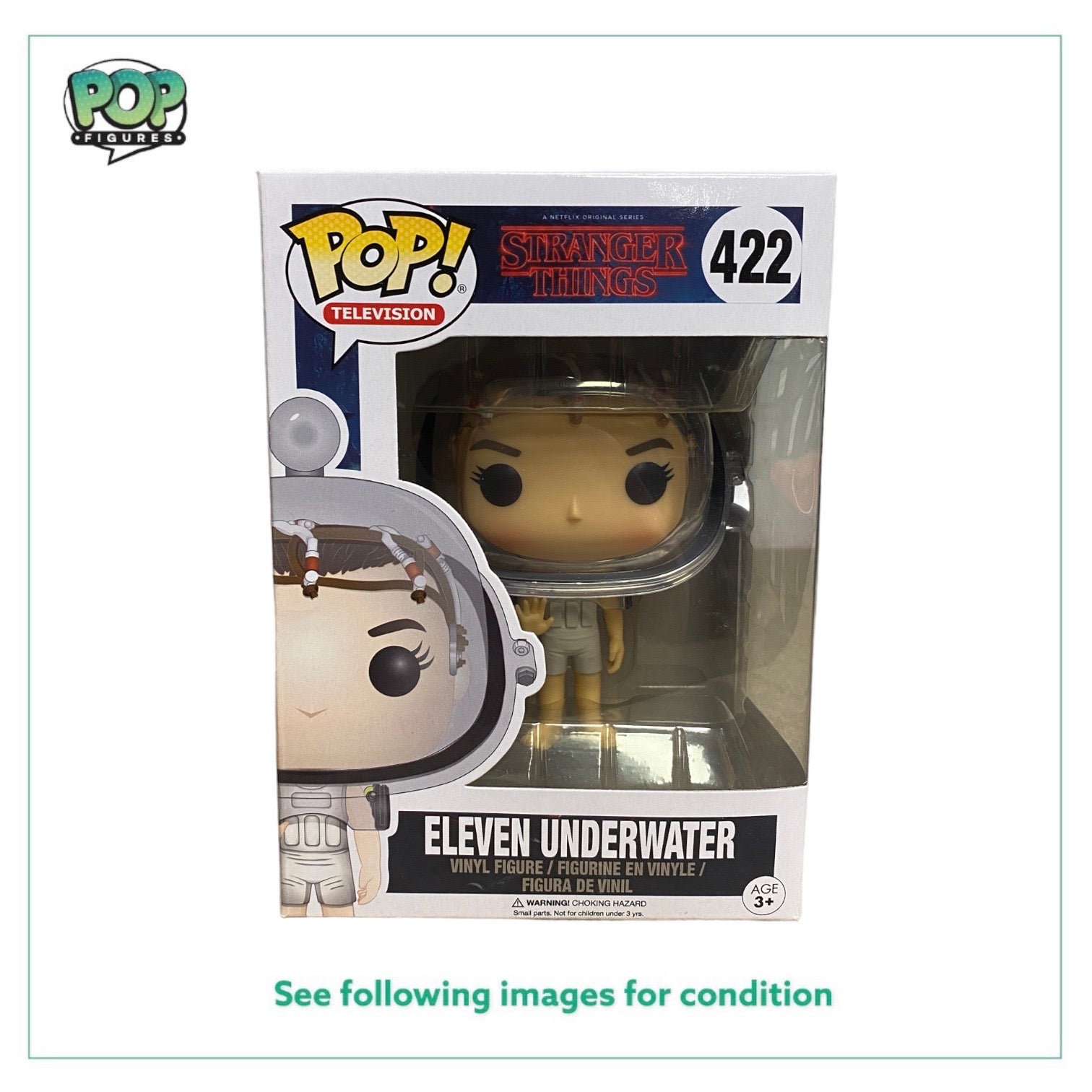 Eleven Underwater #422 Funko Pop! - Stranger Things - 2016 Pop! -