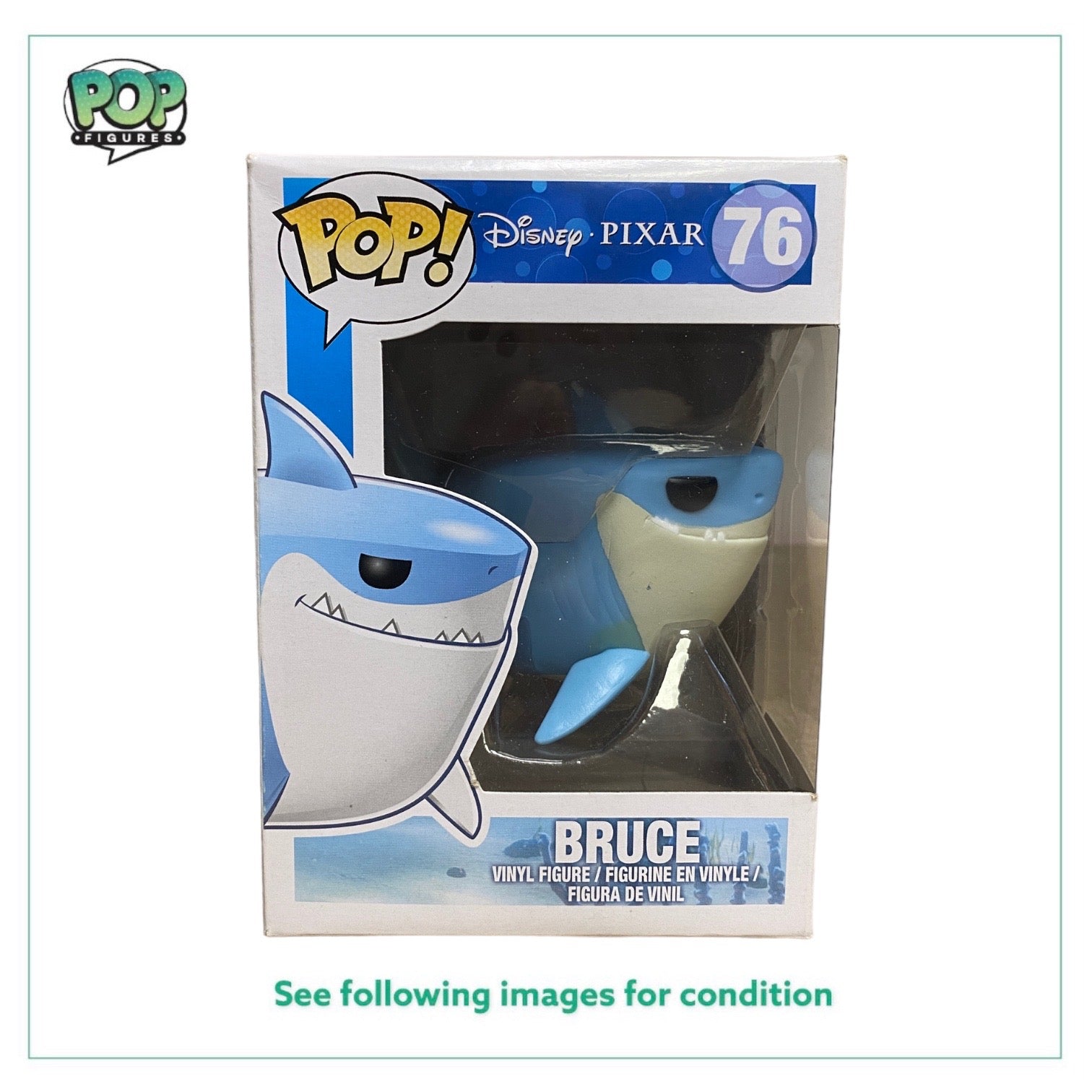 Bruce #76 Funko Pop! - Finding Nemo - 2013 Pop! -