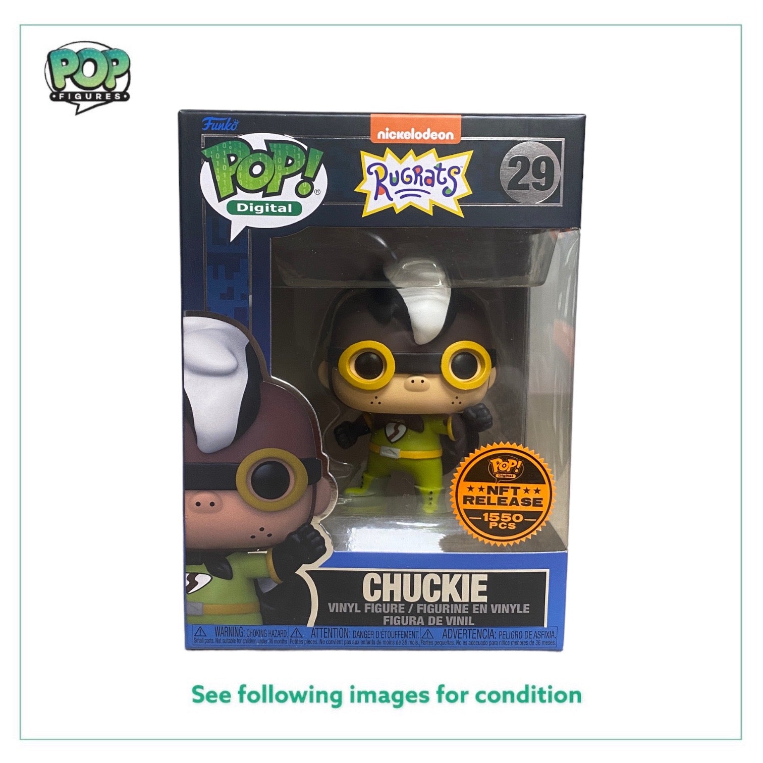 Chuckie #29 Funko Pop! - Rugrats - NFT Release Exclusive