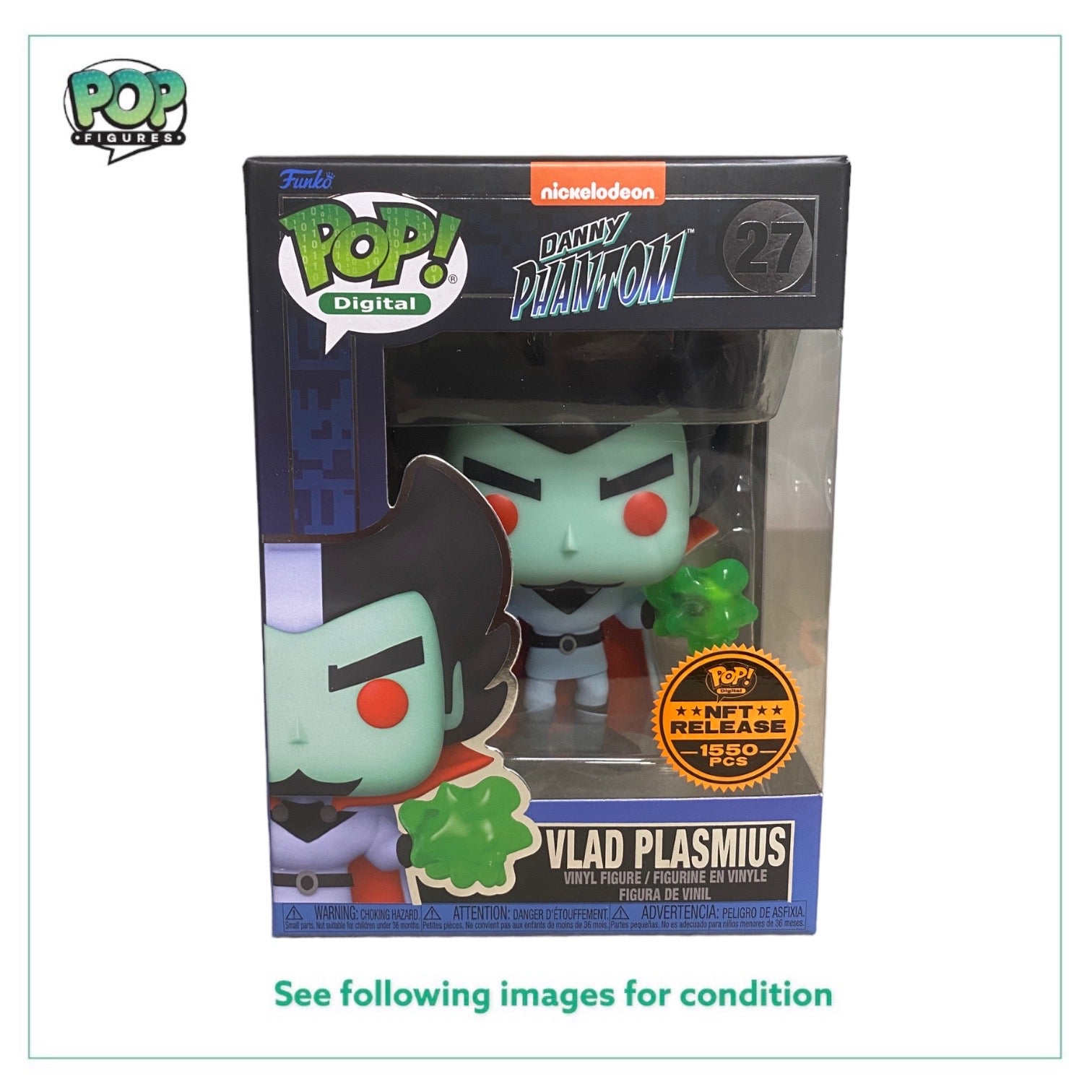 Vlad Plasmius #27 Funko Pop! - Danny Phantom - NFT Release Exclusive