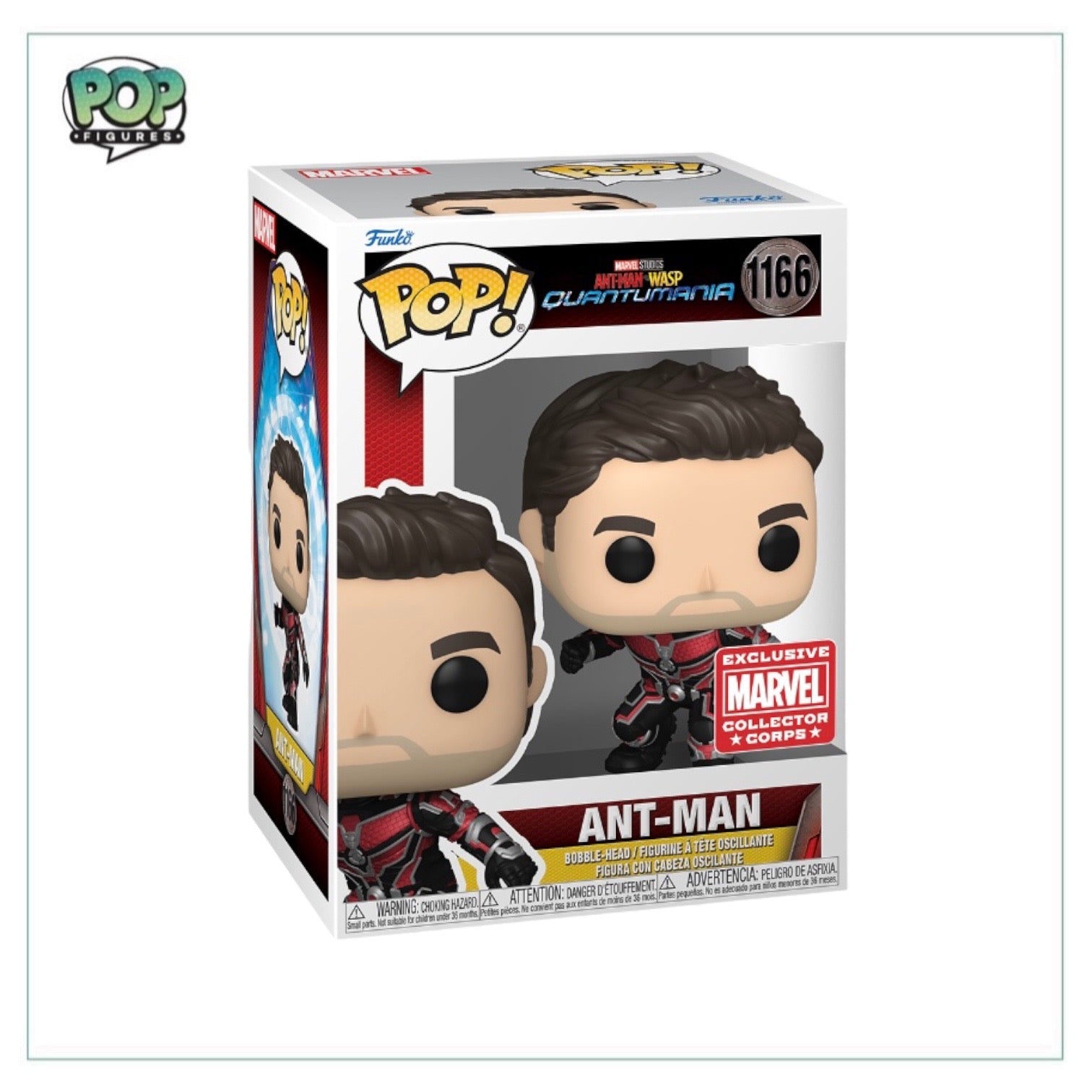 Ant-Man #1166 Funko Pop! - Ant-Man And The Wasp Quantumania - Marvel Collector Corps Exclusive