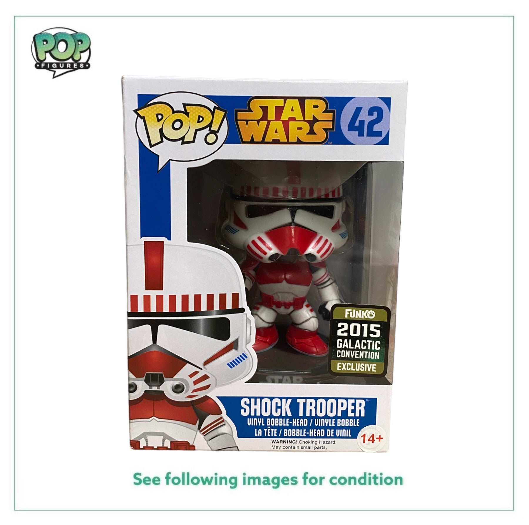 Shock Trooper #42 Funko Pop! - Star Wars - 2015 Galactic Convention Exclusive -