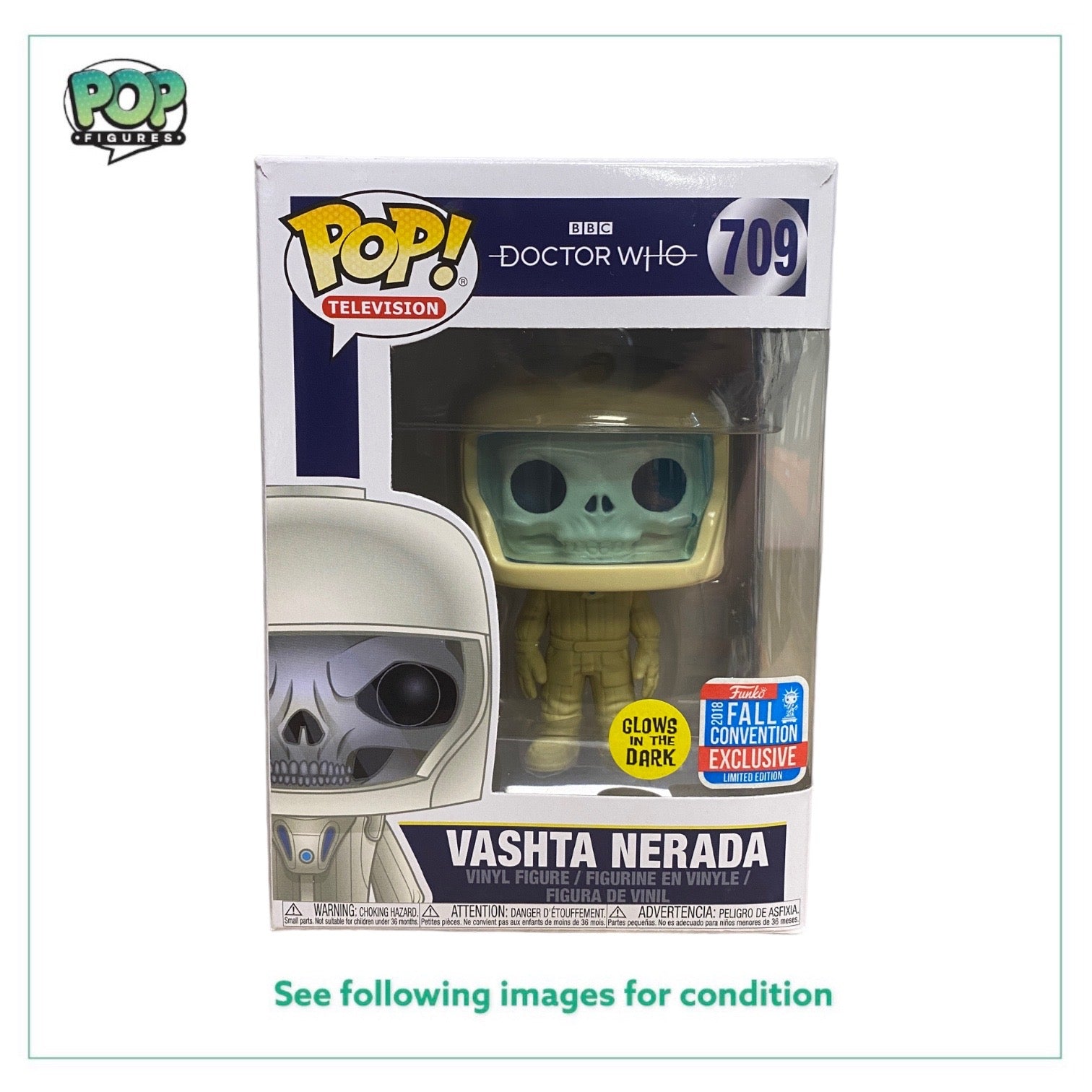 Vashta Nerada #709 (Glows In The Dark) Funko Pop! - Doctor Who - NYCC 2018 Shared Exclusive -