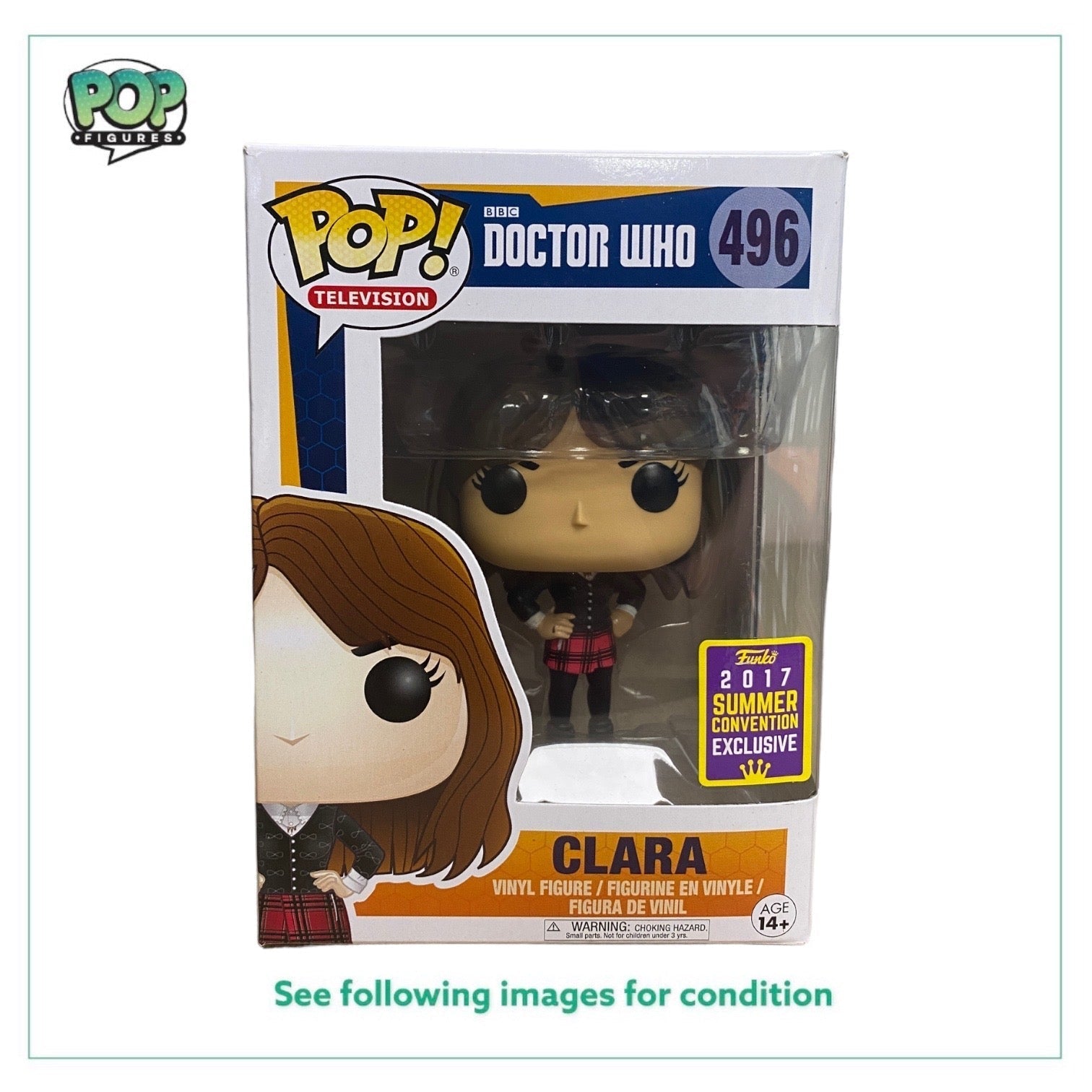 Clara #496 Funko Pop! - Doctor Who - SDCC 2017 Shared Exclusive -