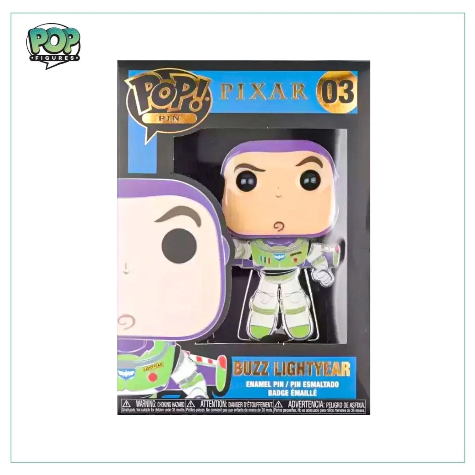 Buzz Lightyear #03 Funko Pop Pin! - Disney Pixar