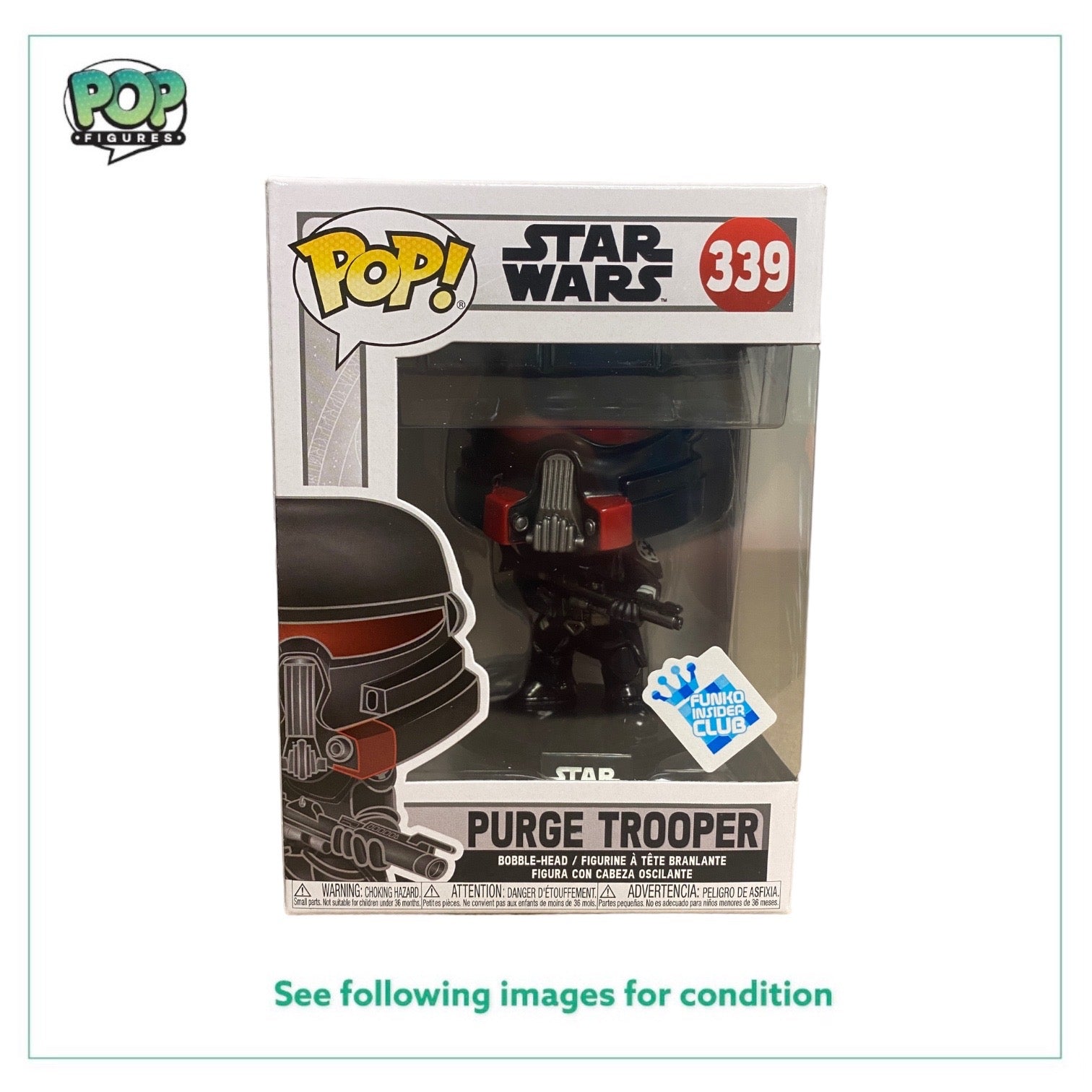 Purge Trooper #339 Funko Pop! - Star Wars - 2019 Pop! - Funko Insider Club Exclusive -