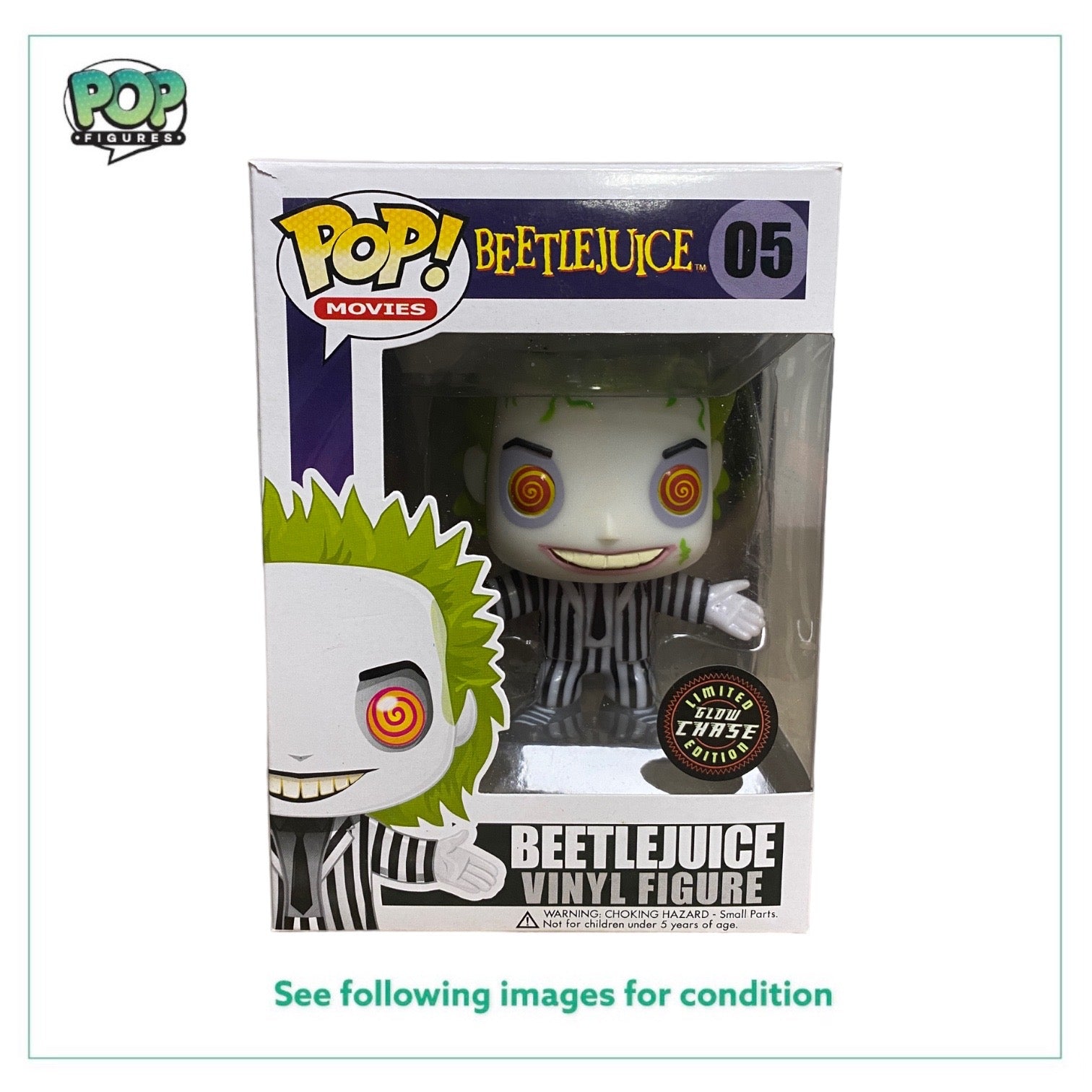 Beetlejuice #05 (Glow Chase) Funko Pop! - Beetlejuice - 2010 Pop! -